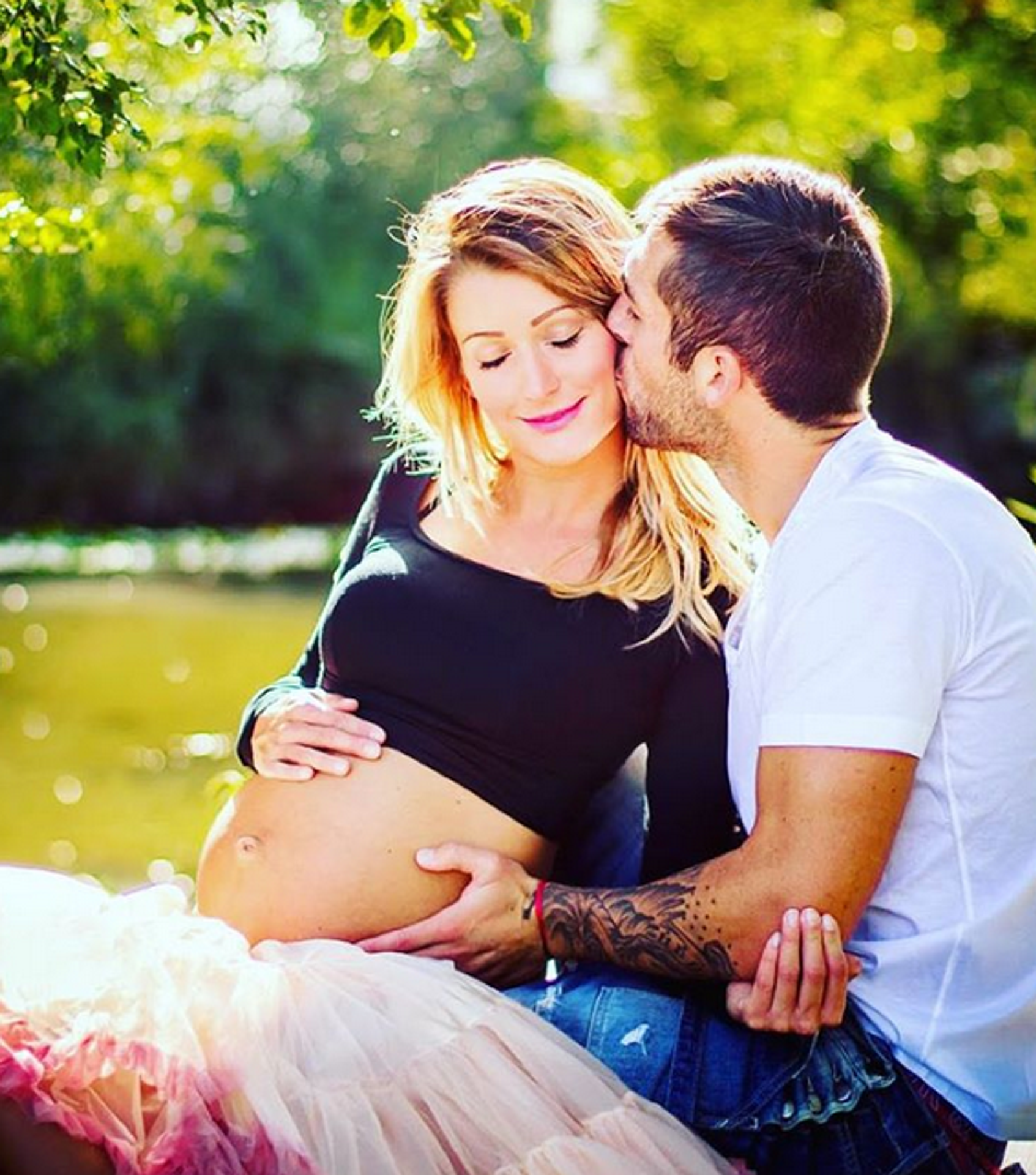 Erika Depetris s manželom. 