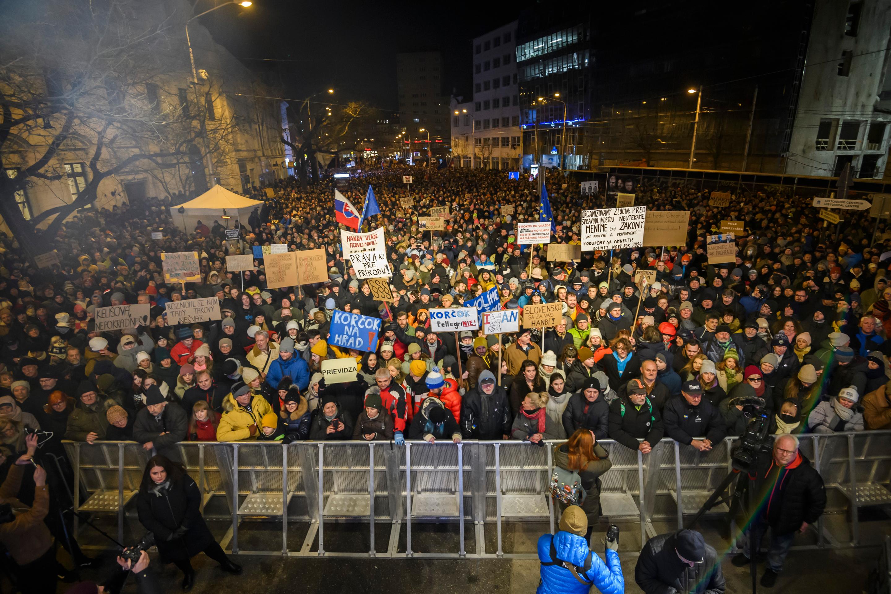 Protest v Bratislave