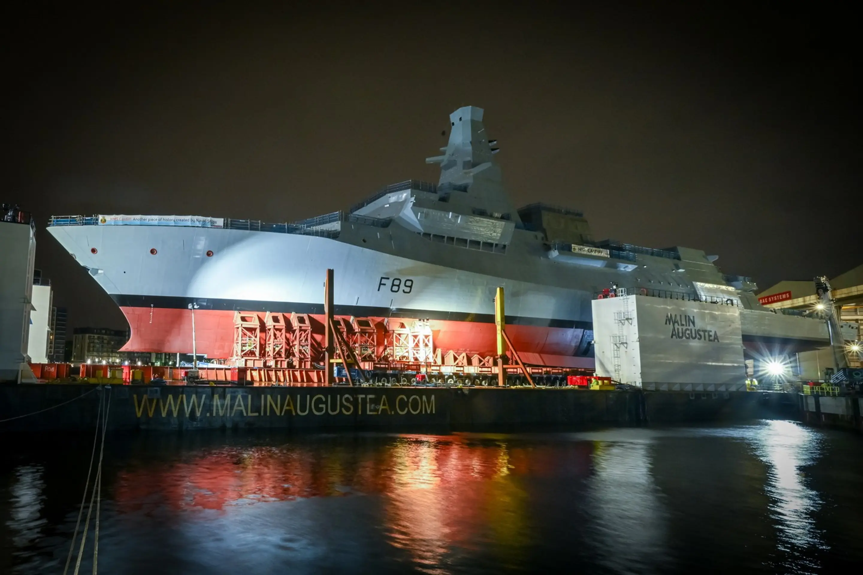 Fregata typu 26 HMS Cardiff.