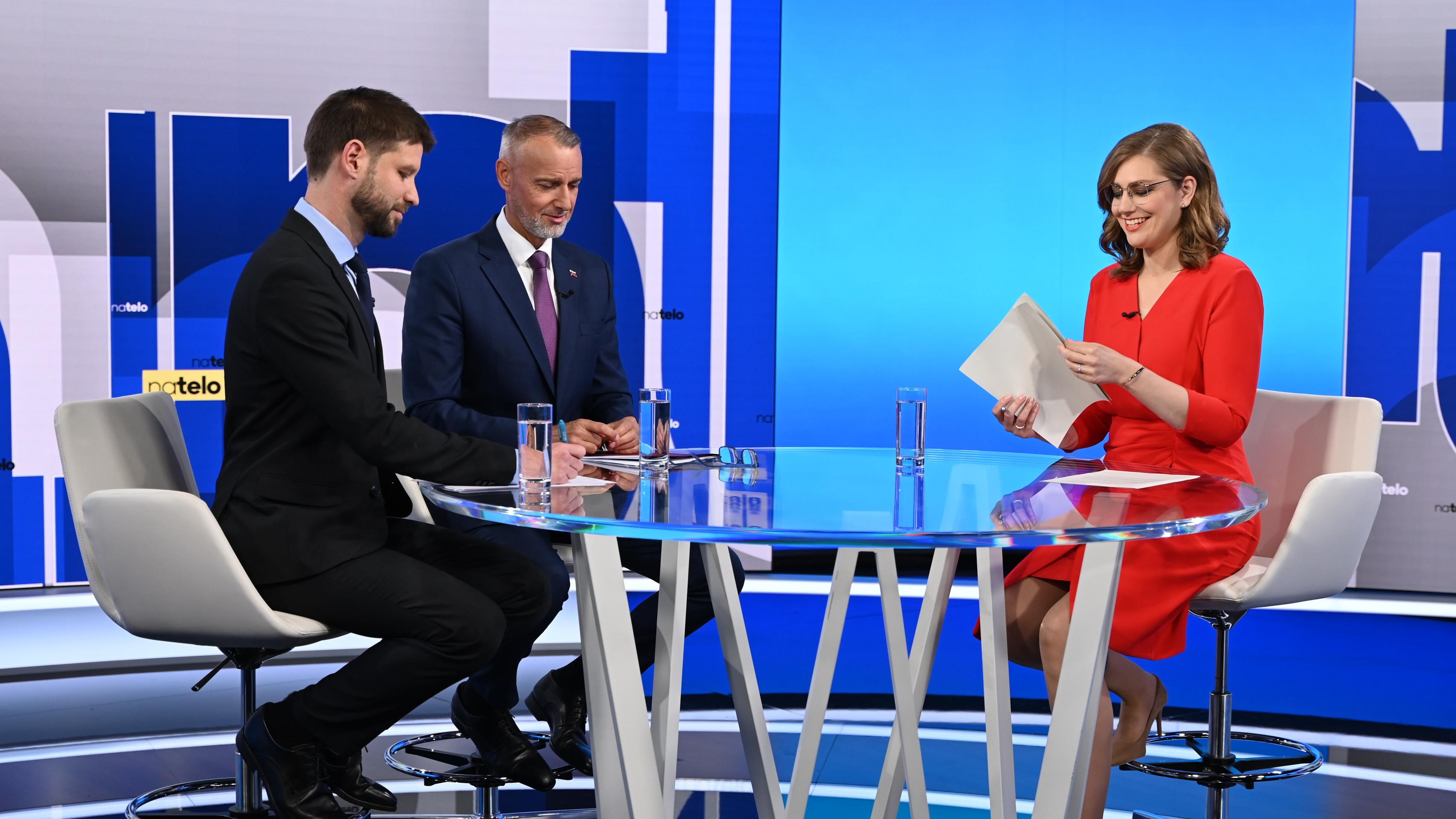 Hosťami relácie Na telo boli Richard Raši a Michal Šimečka