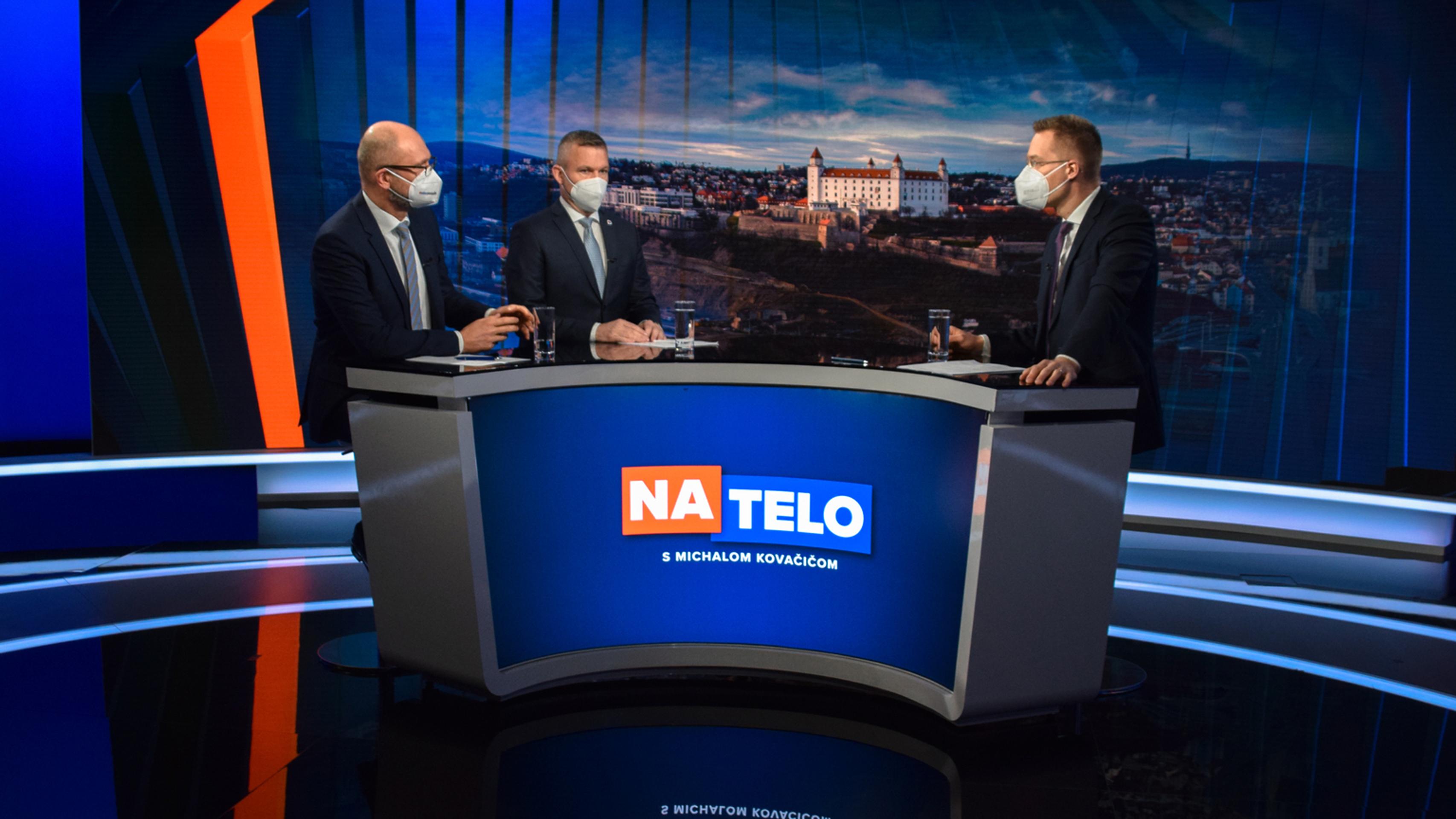 Richard Sulík a Peter Pellegrini v Na telo.