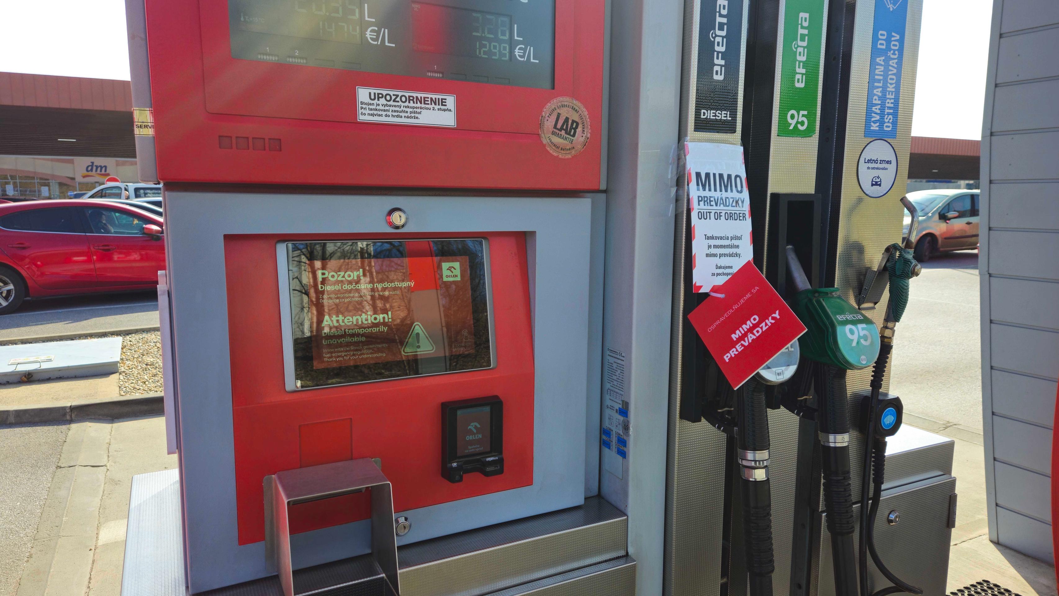 Samoobslužná pumpa