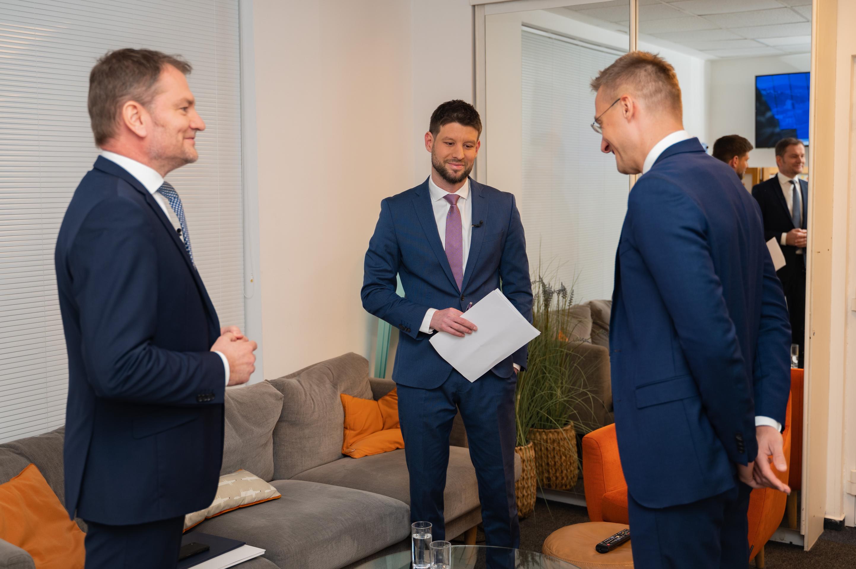 Michal Šimečka a Igor Matovič v relácii Na telo