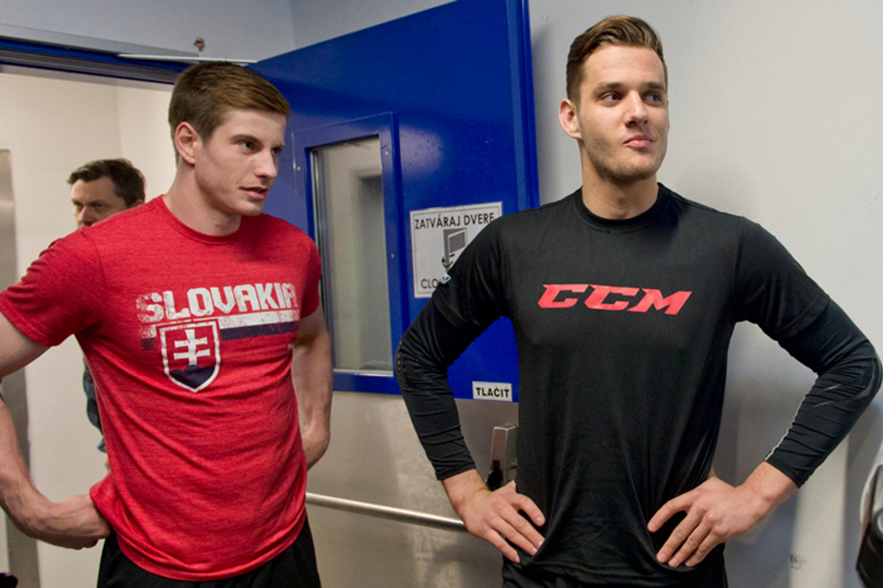 Peter Cehlárik a Christián Jaroš.