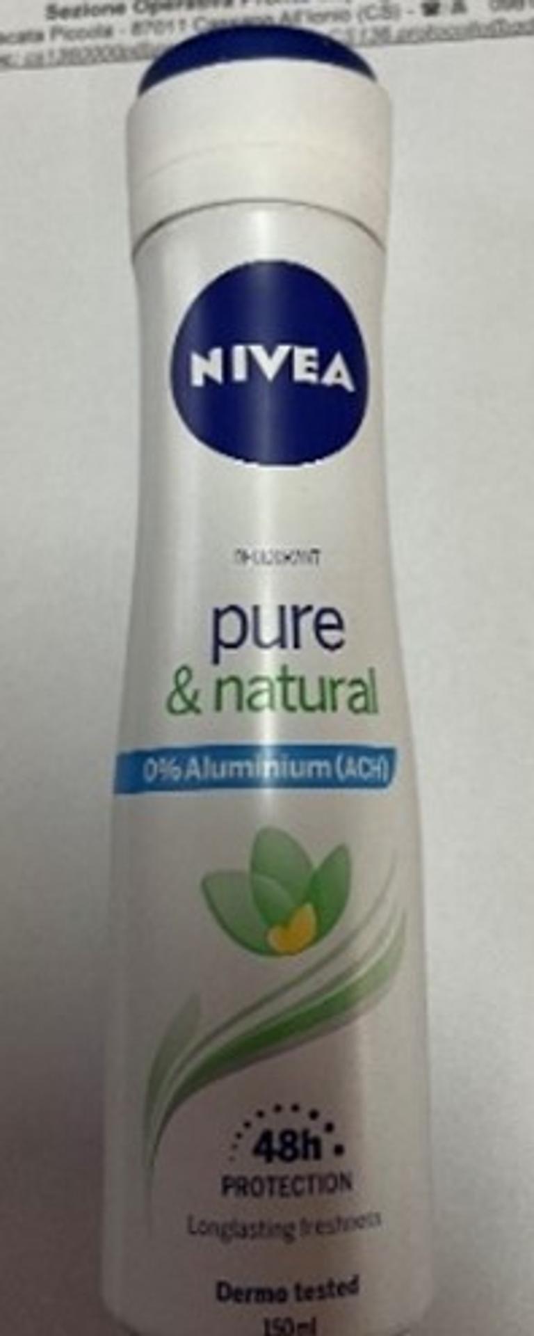 Nivea pure & natural - dezodorant
