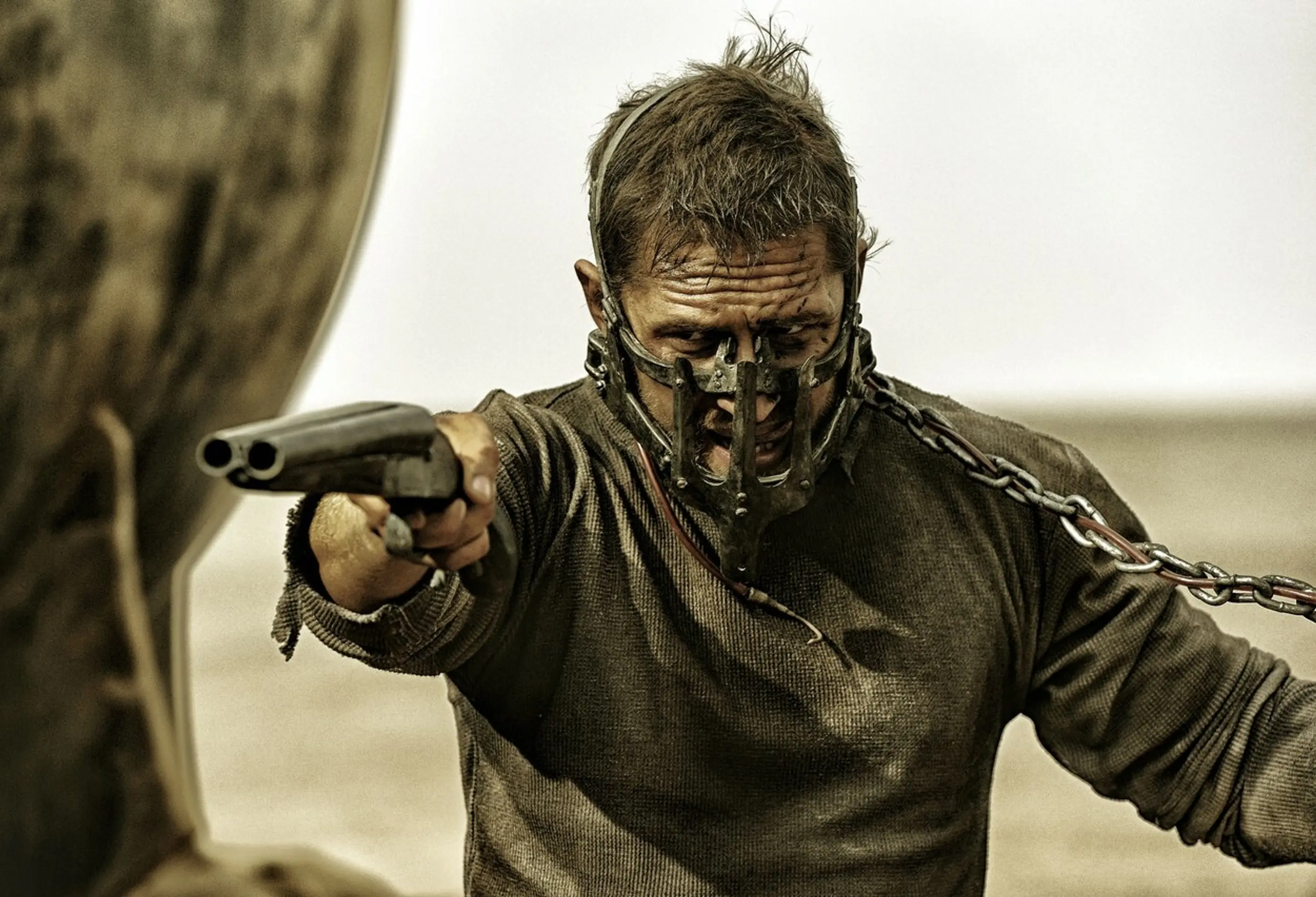 Tom Hardy v snímke Mad Max: Fury Road