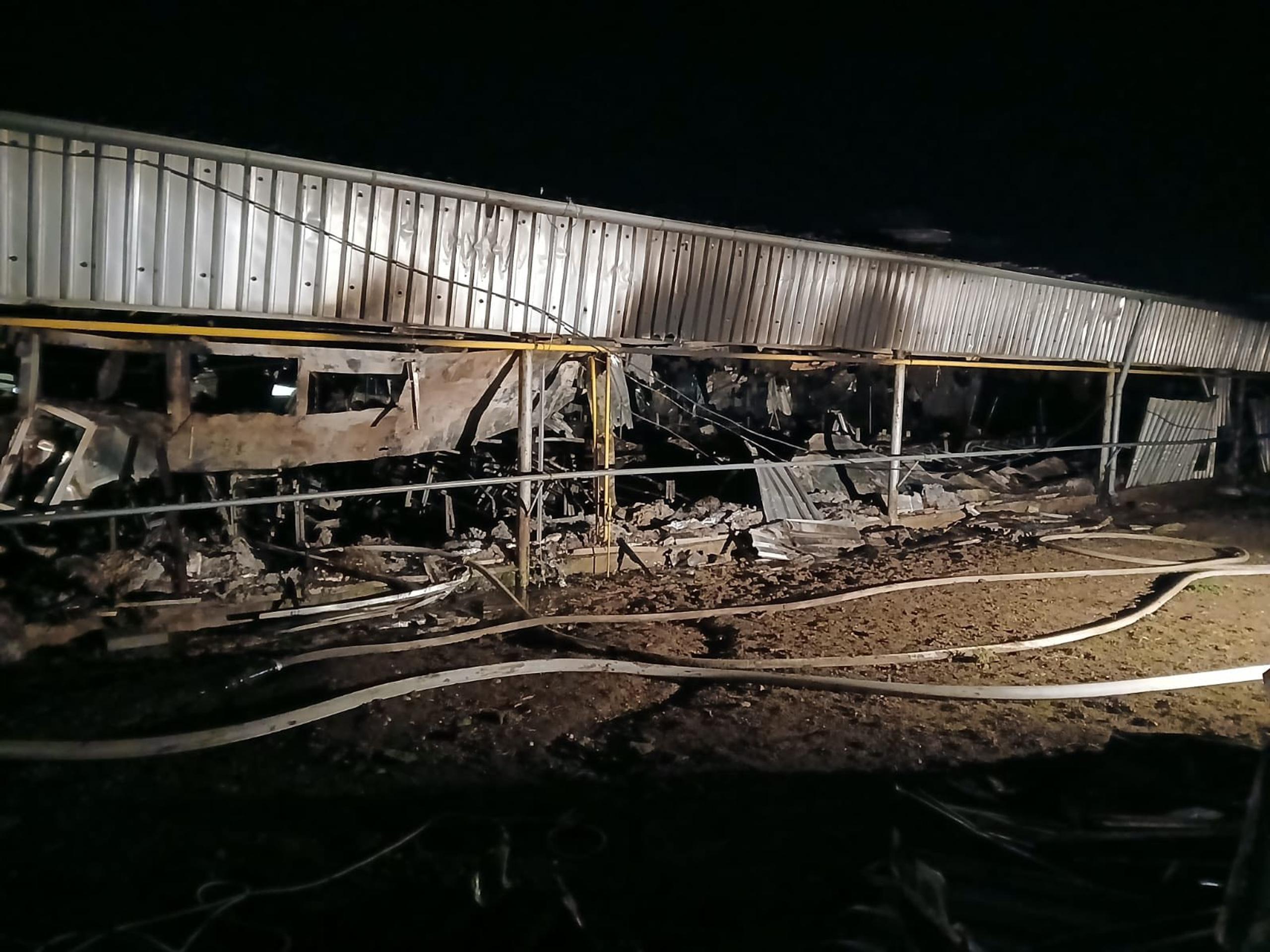 Požiar na farme vo Vištuku