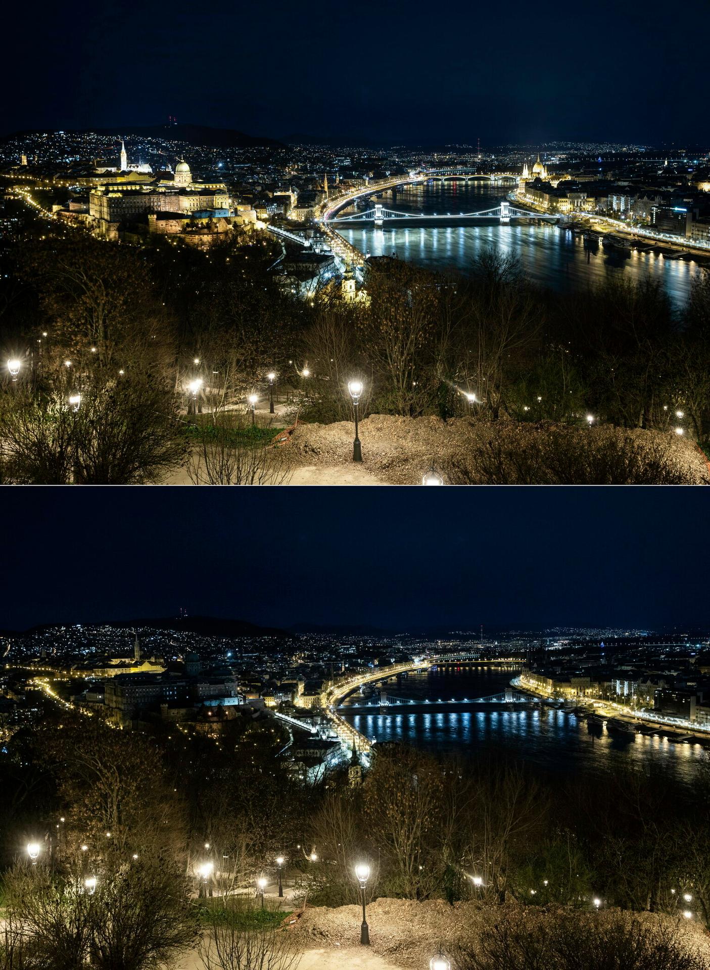 Pohľad na Budapešť.