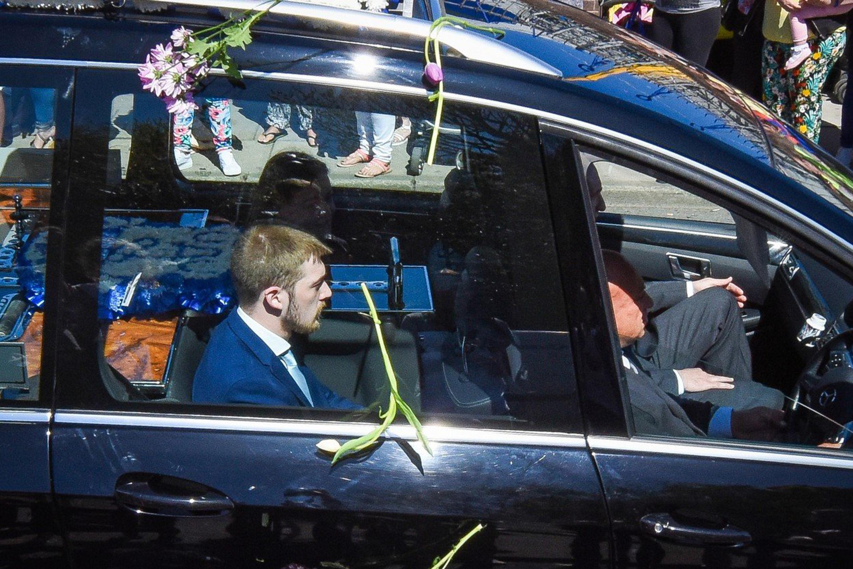 Pohreb Alfieho Evansa.