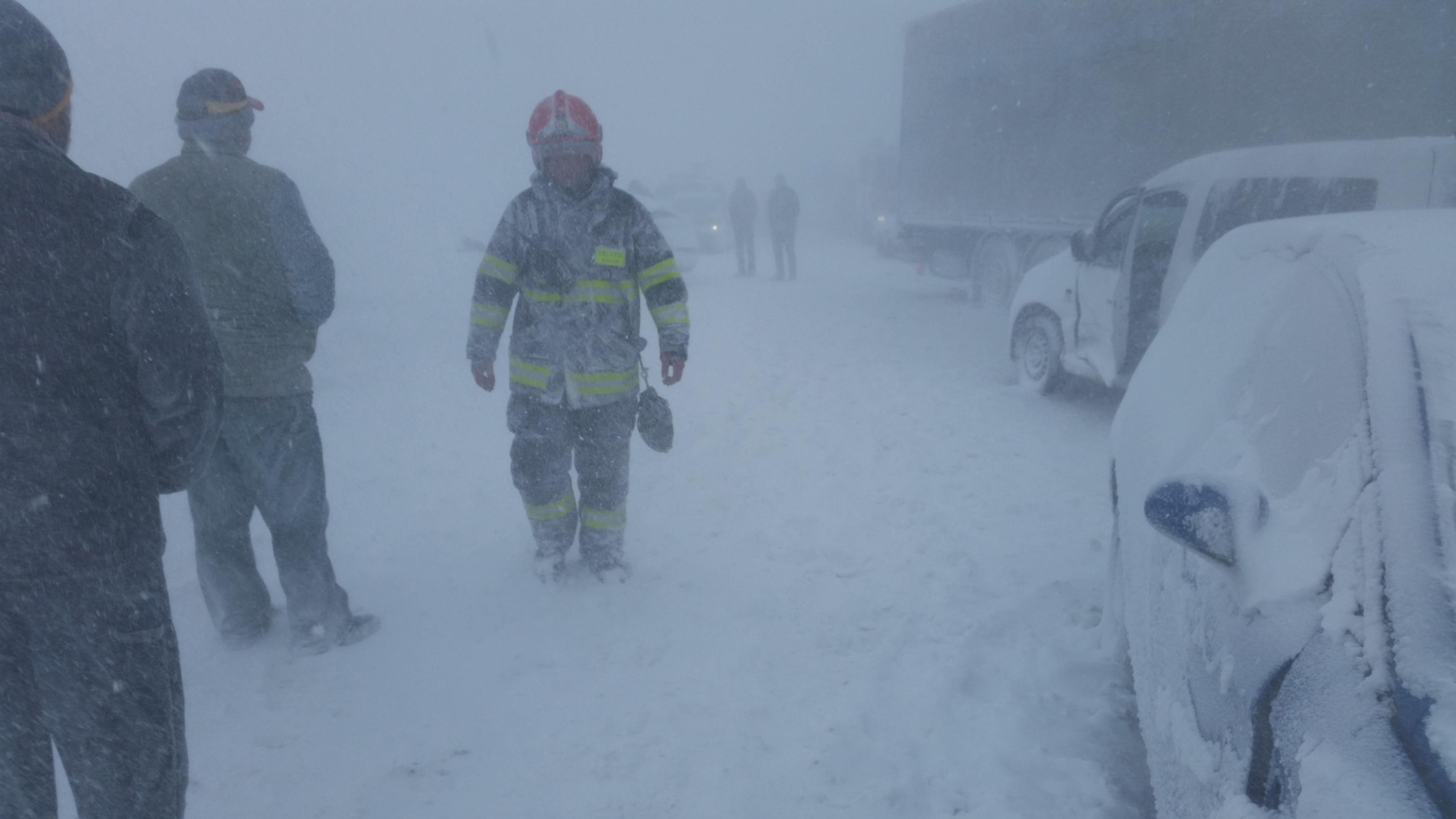 Hromadná nehoda na D1.