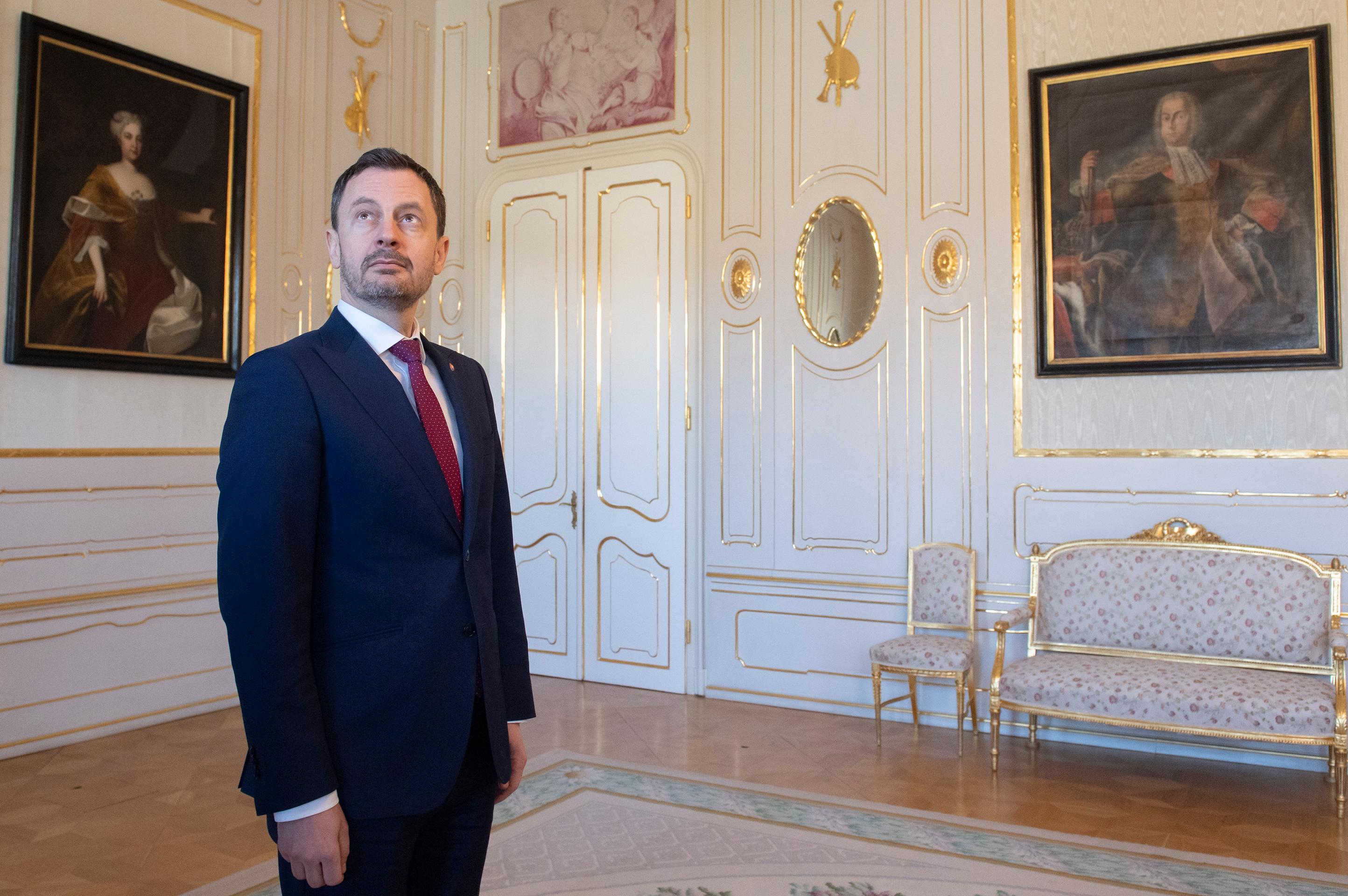 Heger a Lengvarský v prezidentskom paláci