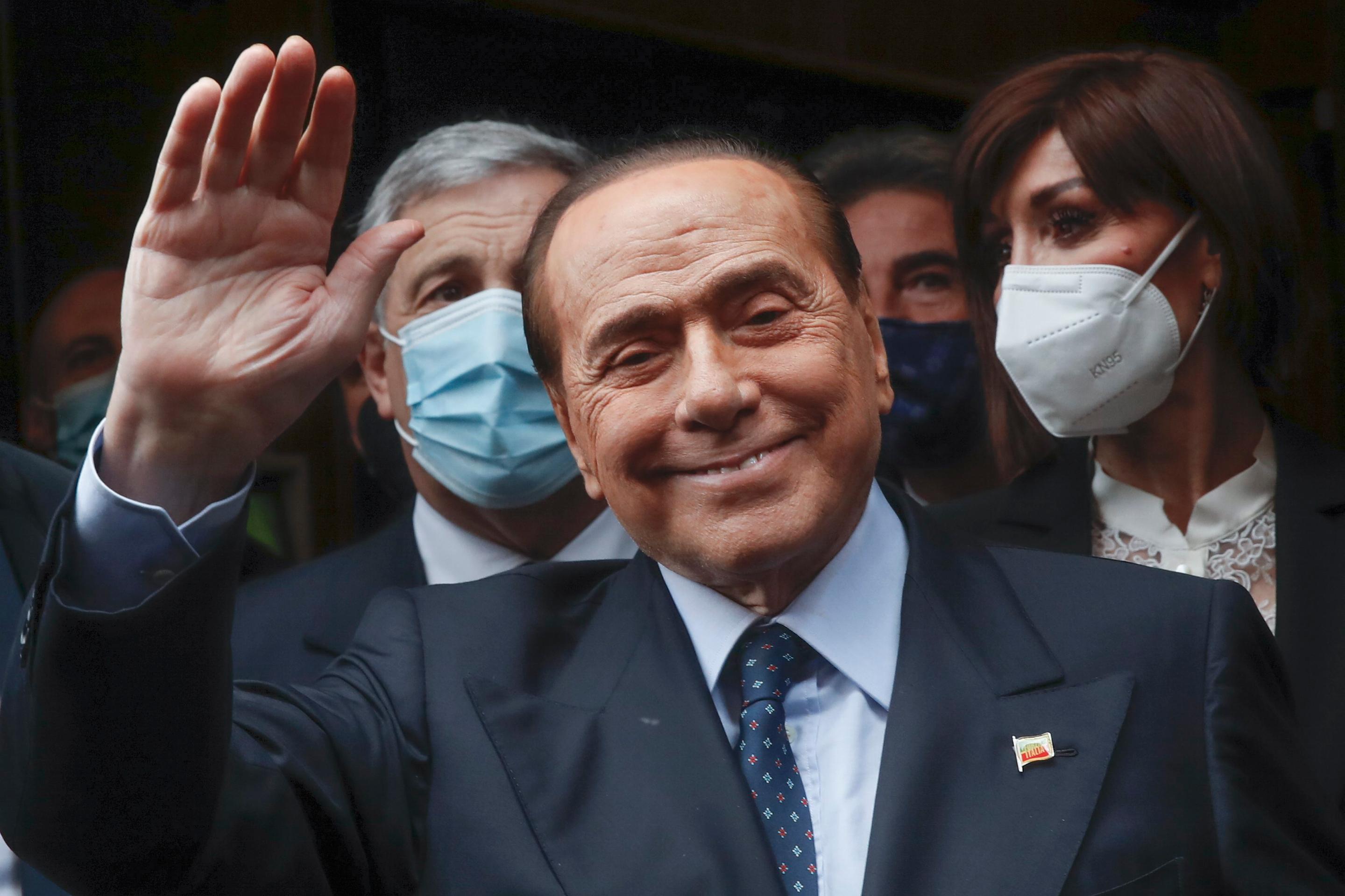 Silvio Berlusconi na archívnej snímke