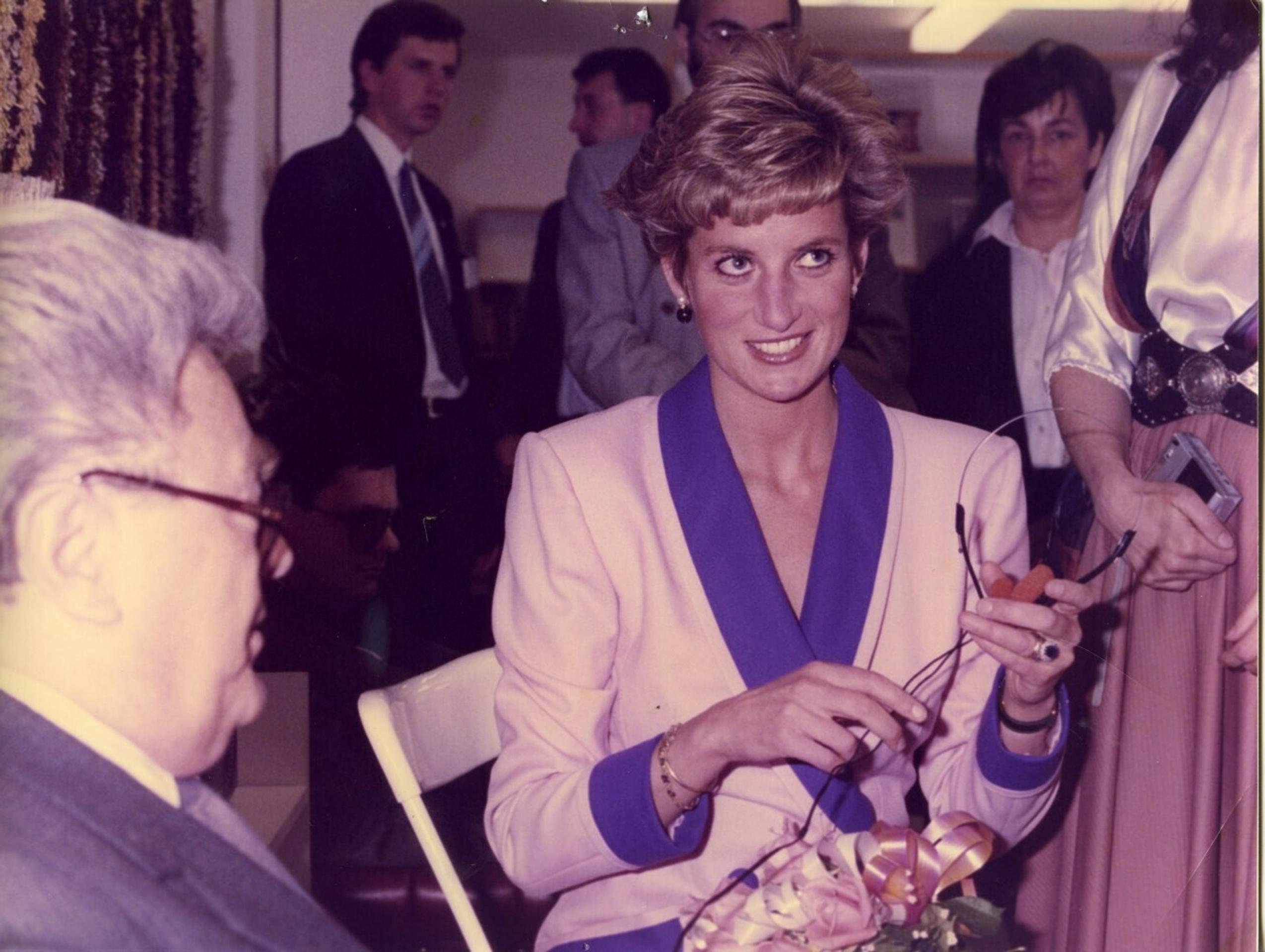 Princezná Diana v Bratislave v roku 1991