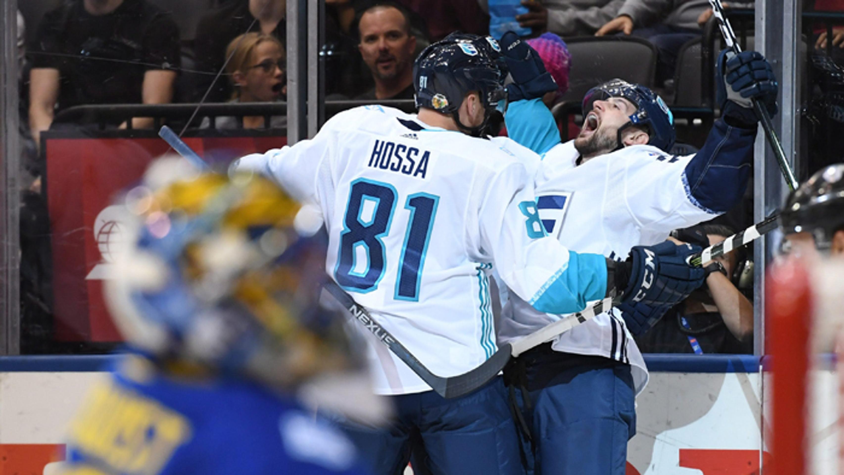 Radosť Mariána Hossu a Tomáša Tatara po postupe do finále SP.