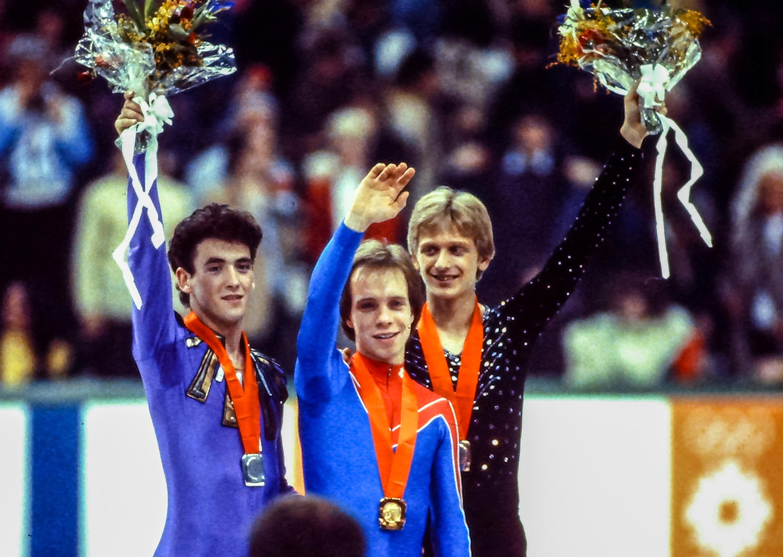 Jozef Sabovčík na stupni víťazov.