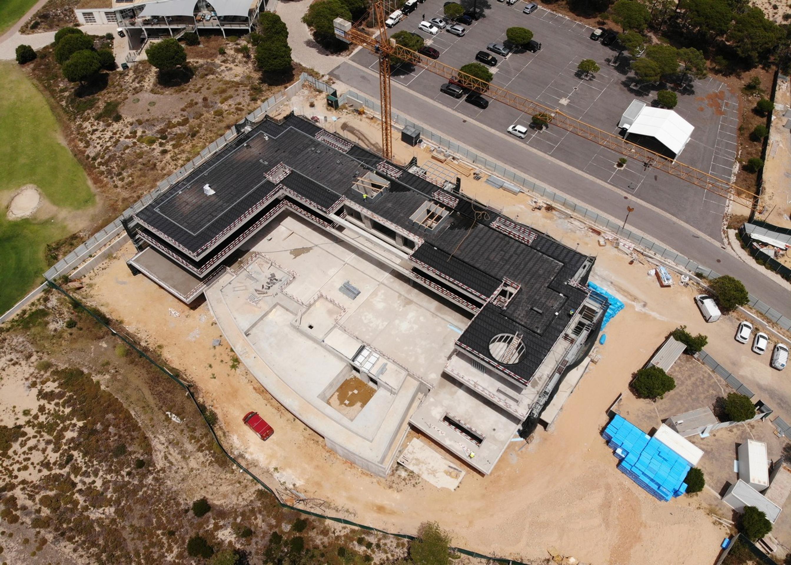 Rozostavaný dom Cristiana Ronalda v obci Cascais.