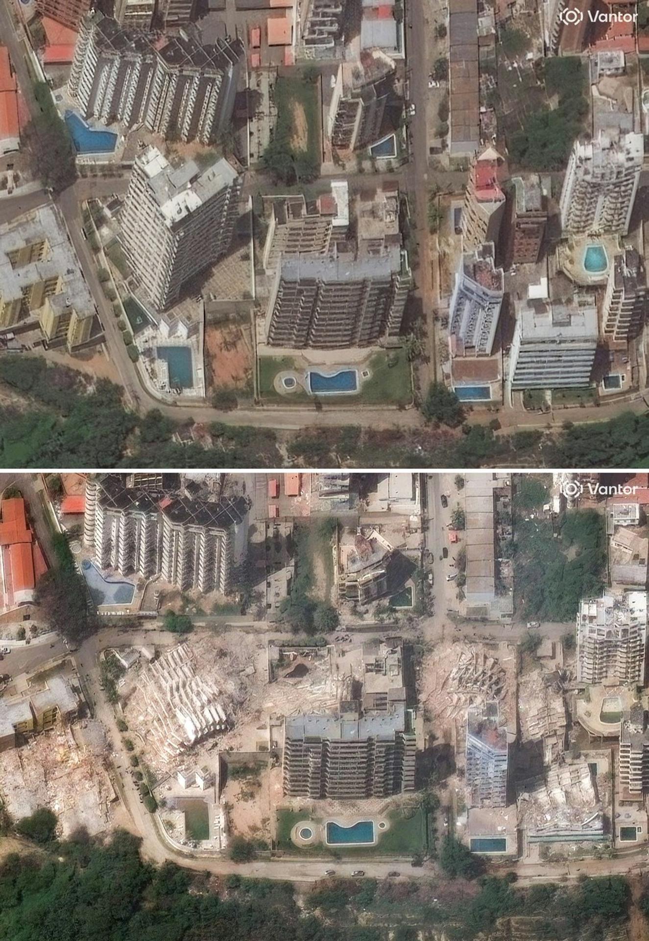 Následky zemetrasenia vo Venezuele.