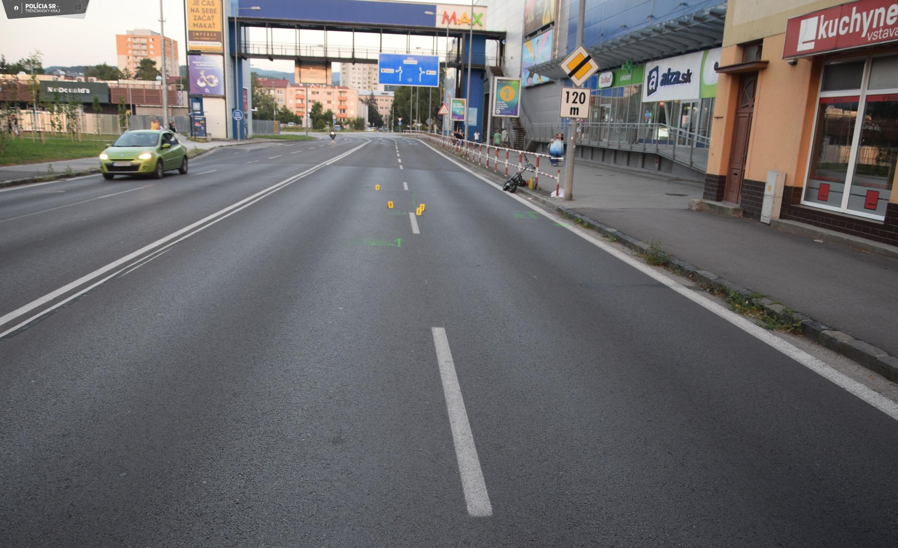 Tragická nehoda v Trenčíne.