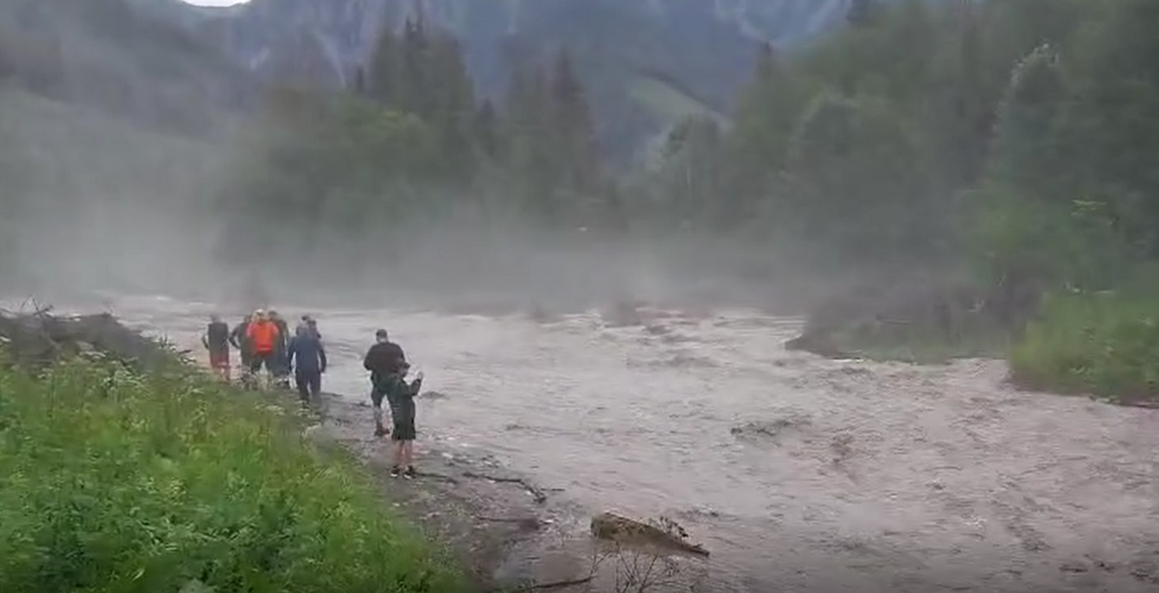 Oblasť, kde sa stalo nešťastie.