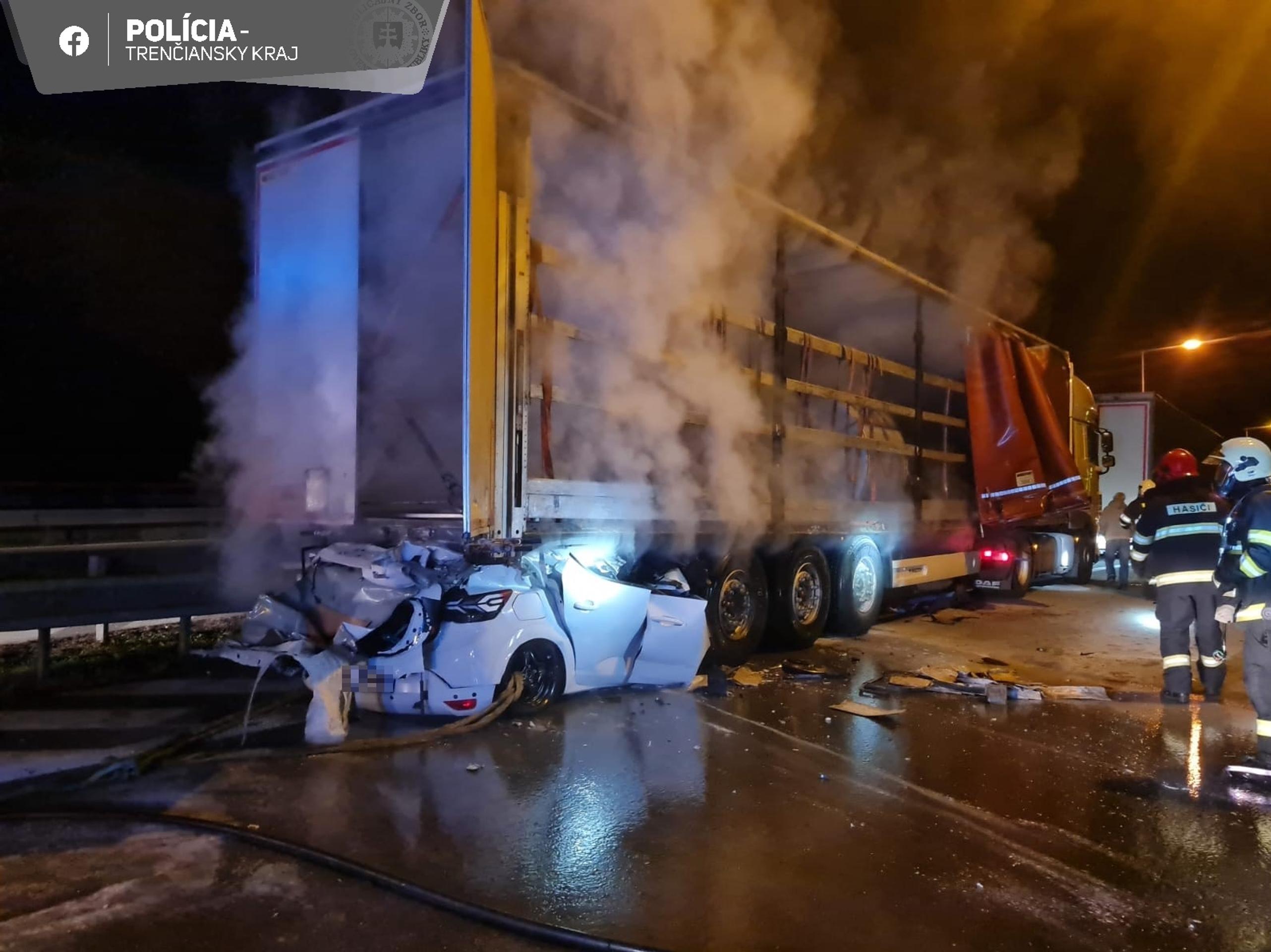 Tragická nehoda pri odpočívadle Sverepec.