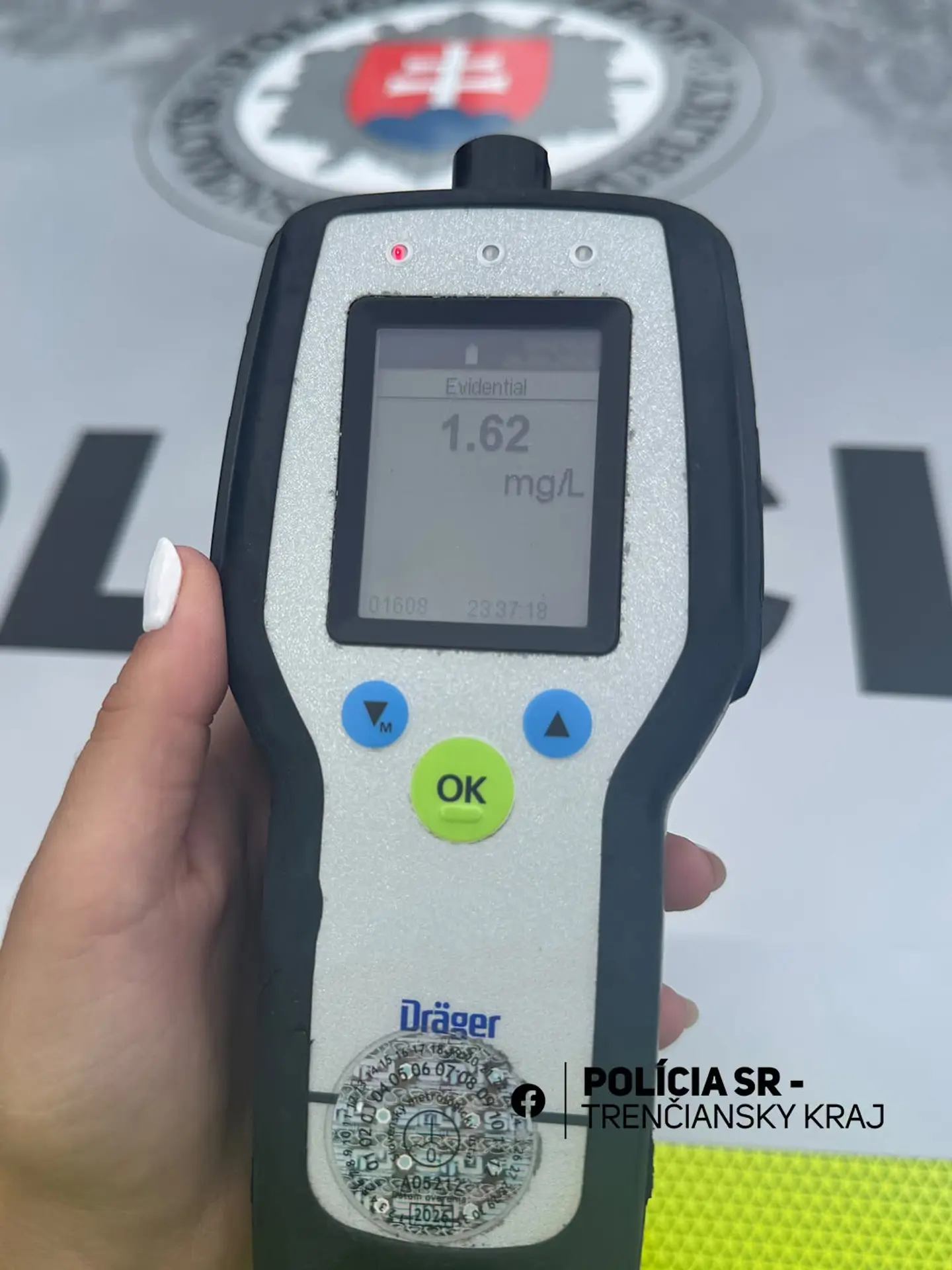 Vodič nafúkal 3,38 promile