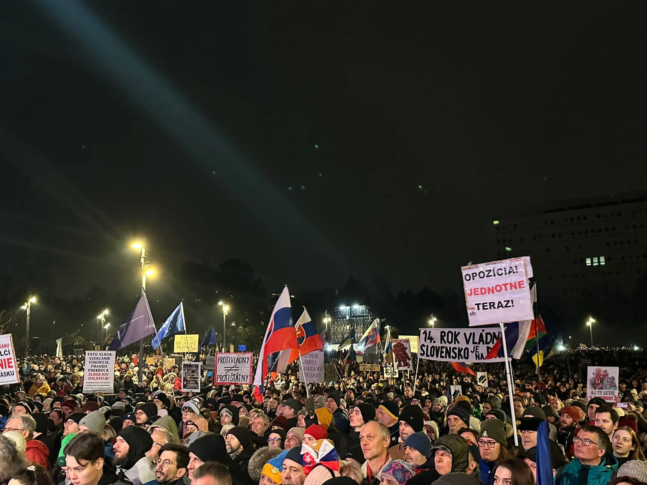 Na protest prišli tisíce ľudí