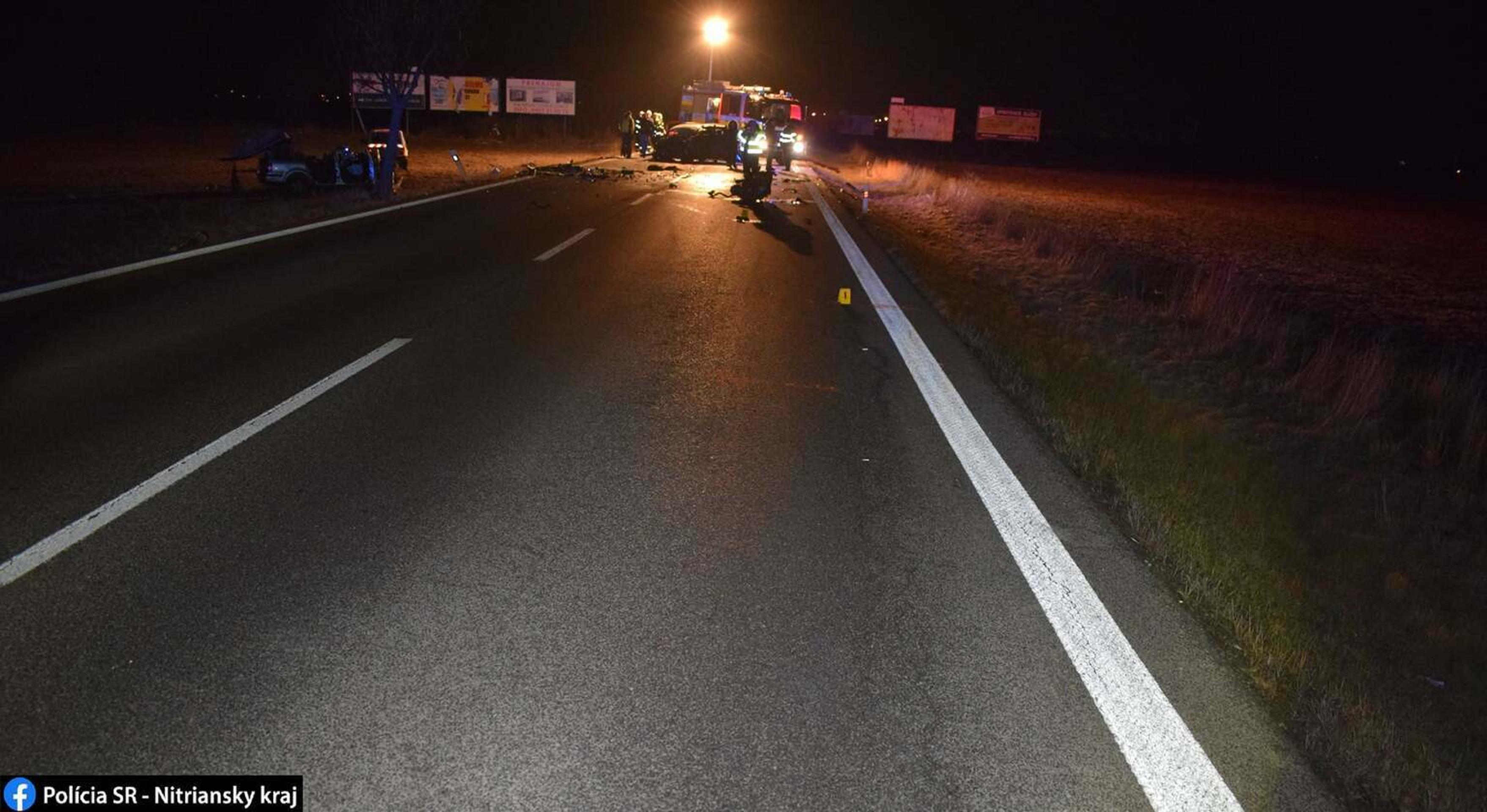 Tragická nehoda pri Leviciach.