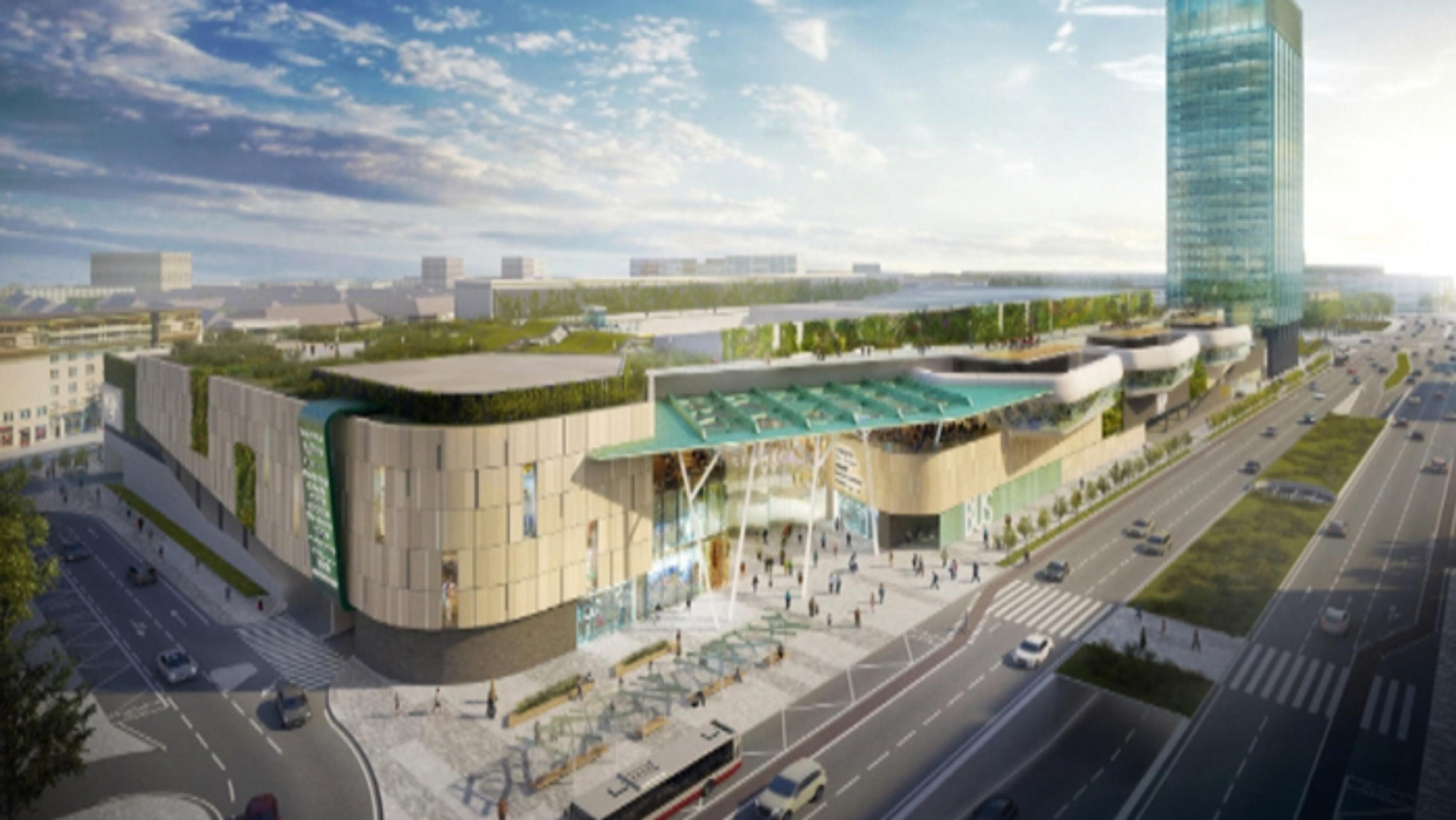 Vizuál autobusovej stanice v Bratislave.