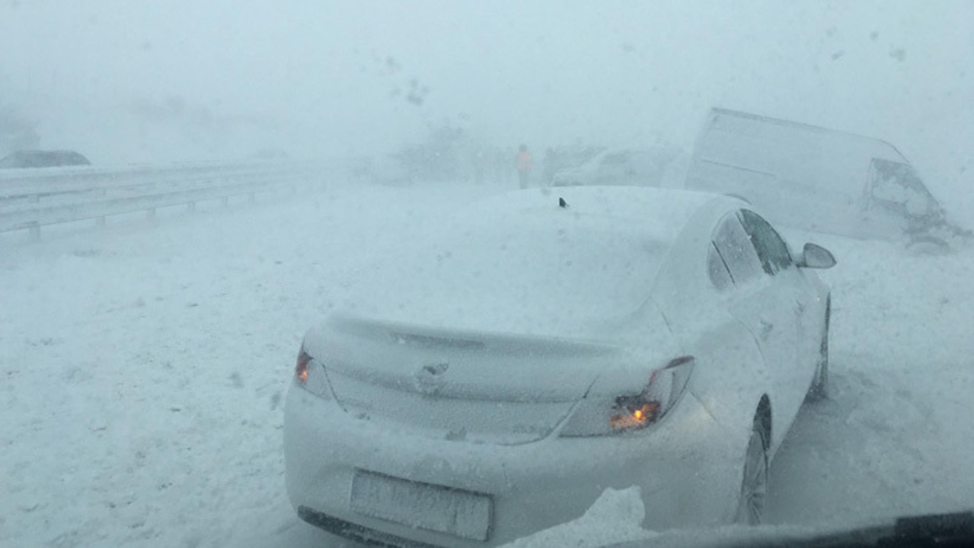 Hromadná nehoda na D1.