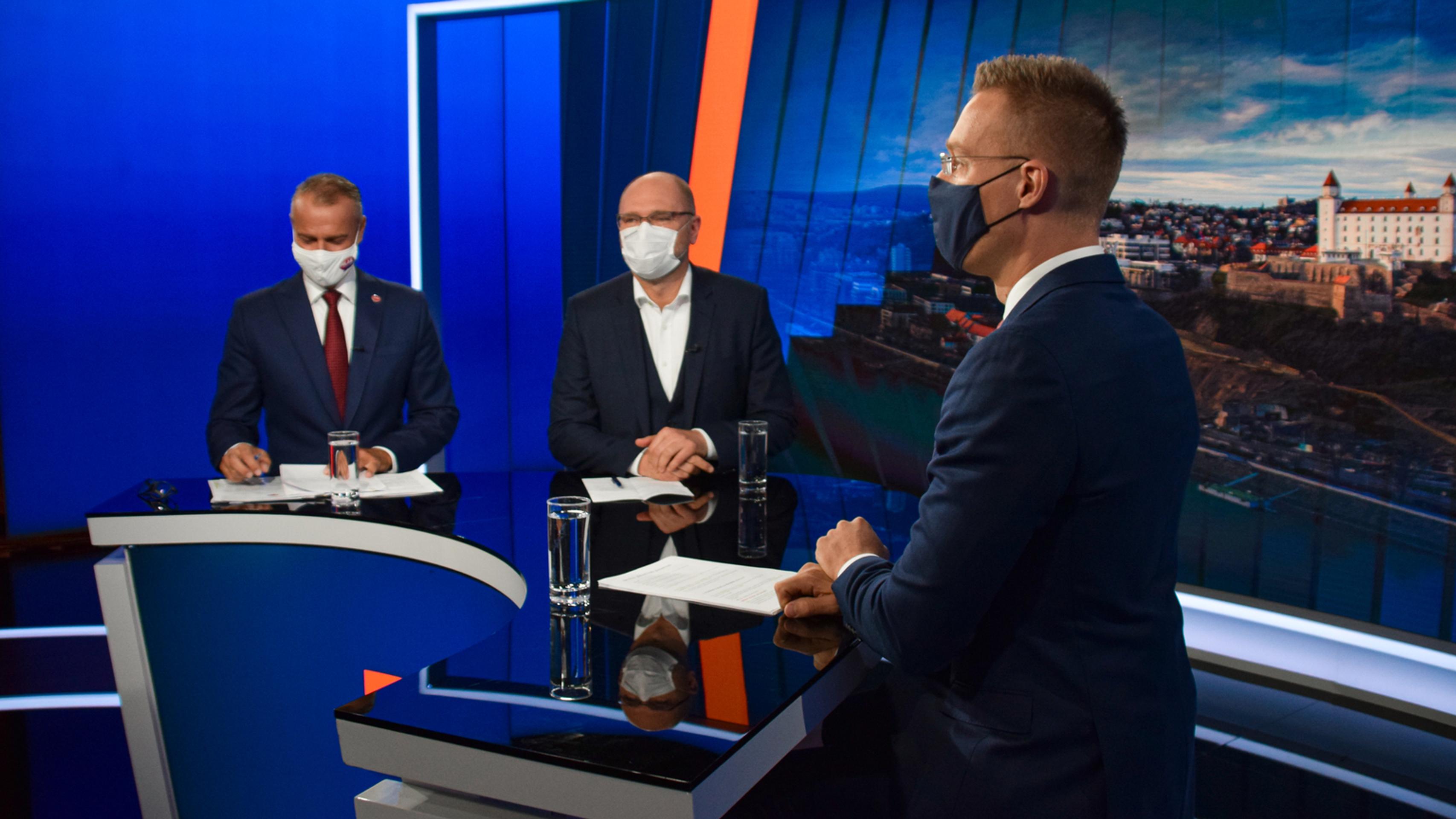 Richard Raši a Richard Sulík v Na telo.