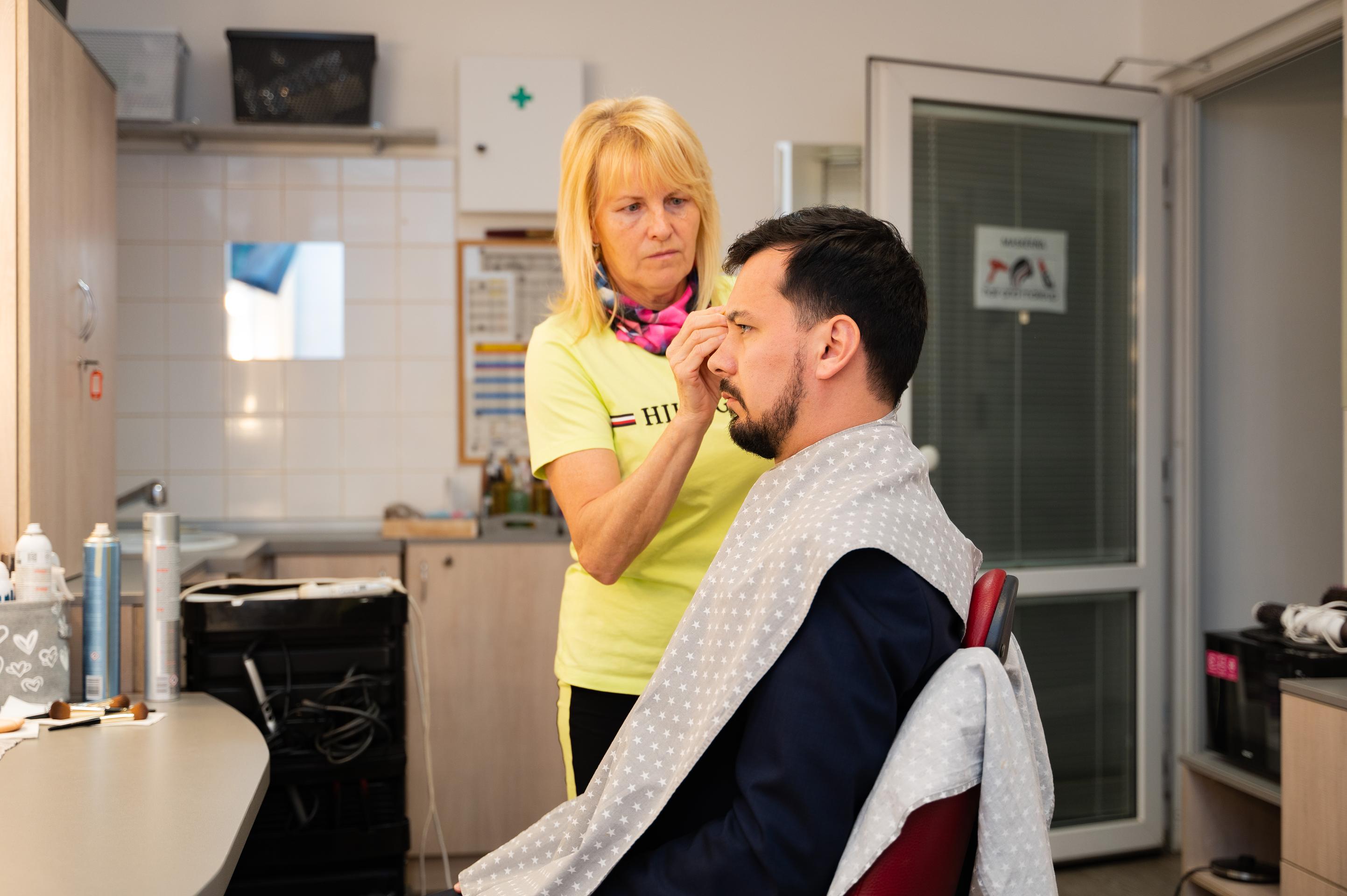 Juraj Šeliga pred nakrúcaním.