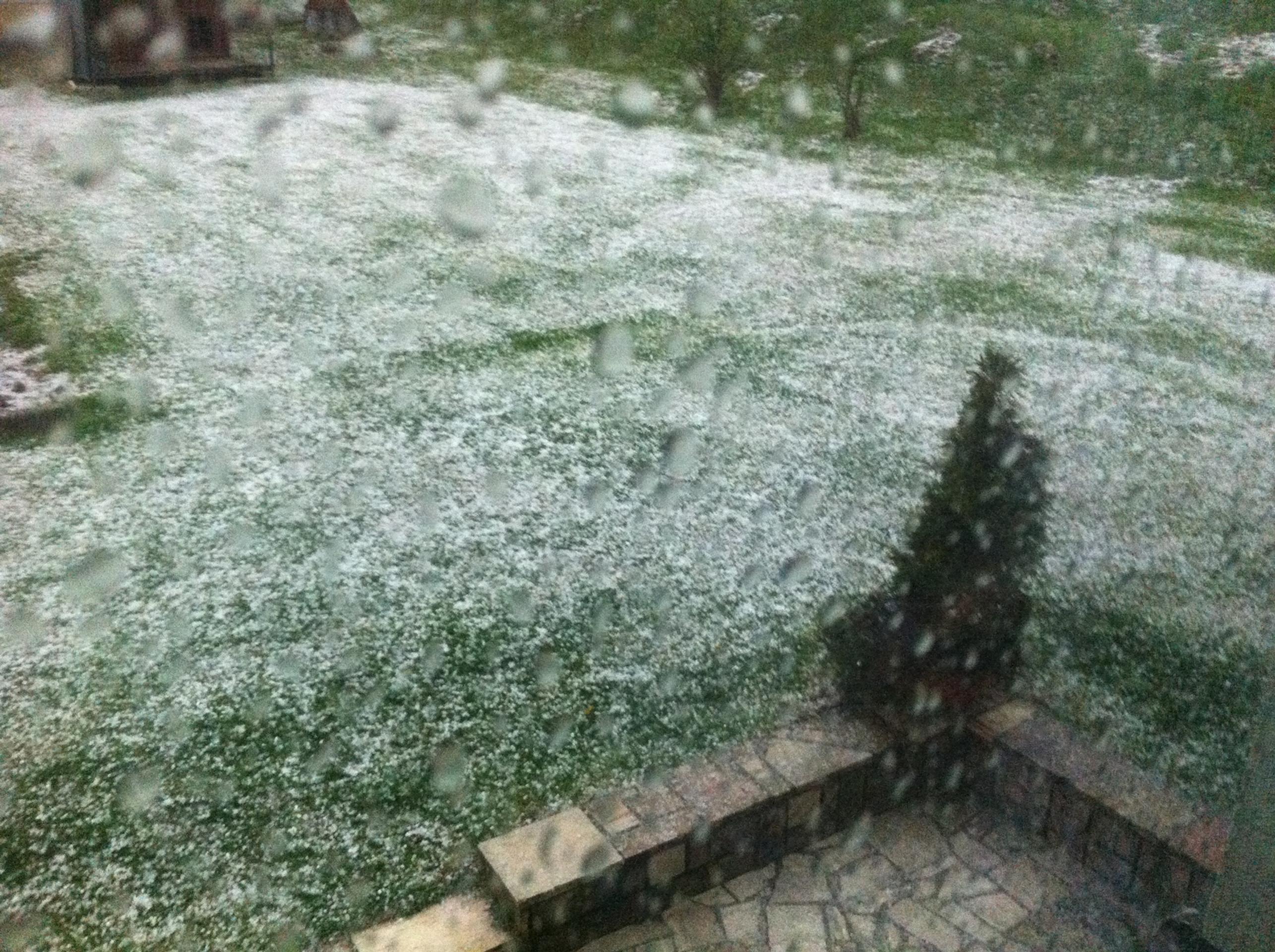 Búrka v obci Fričovce