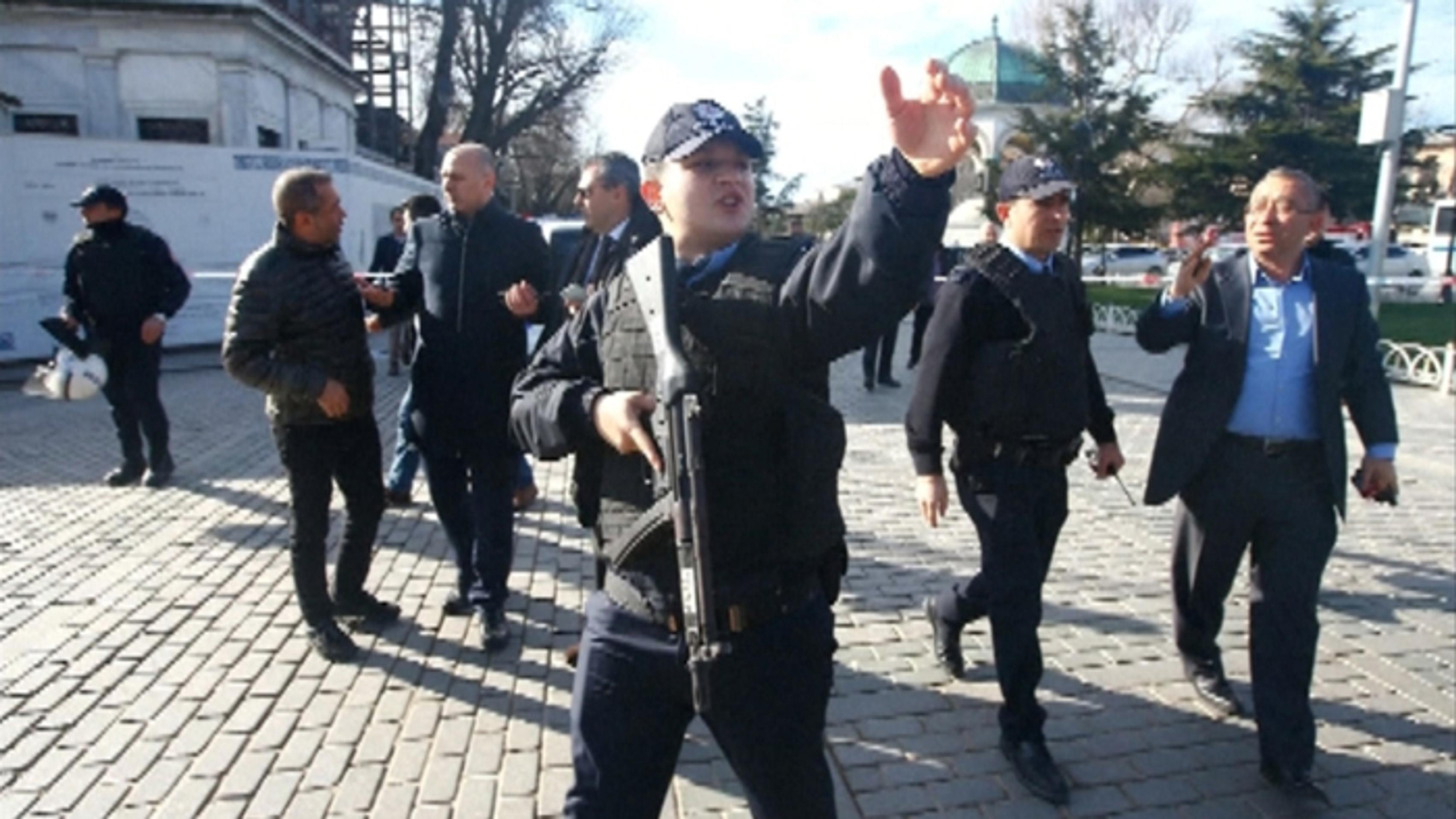 Výbuch v Istanbule.