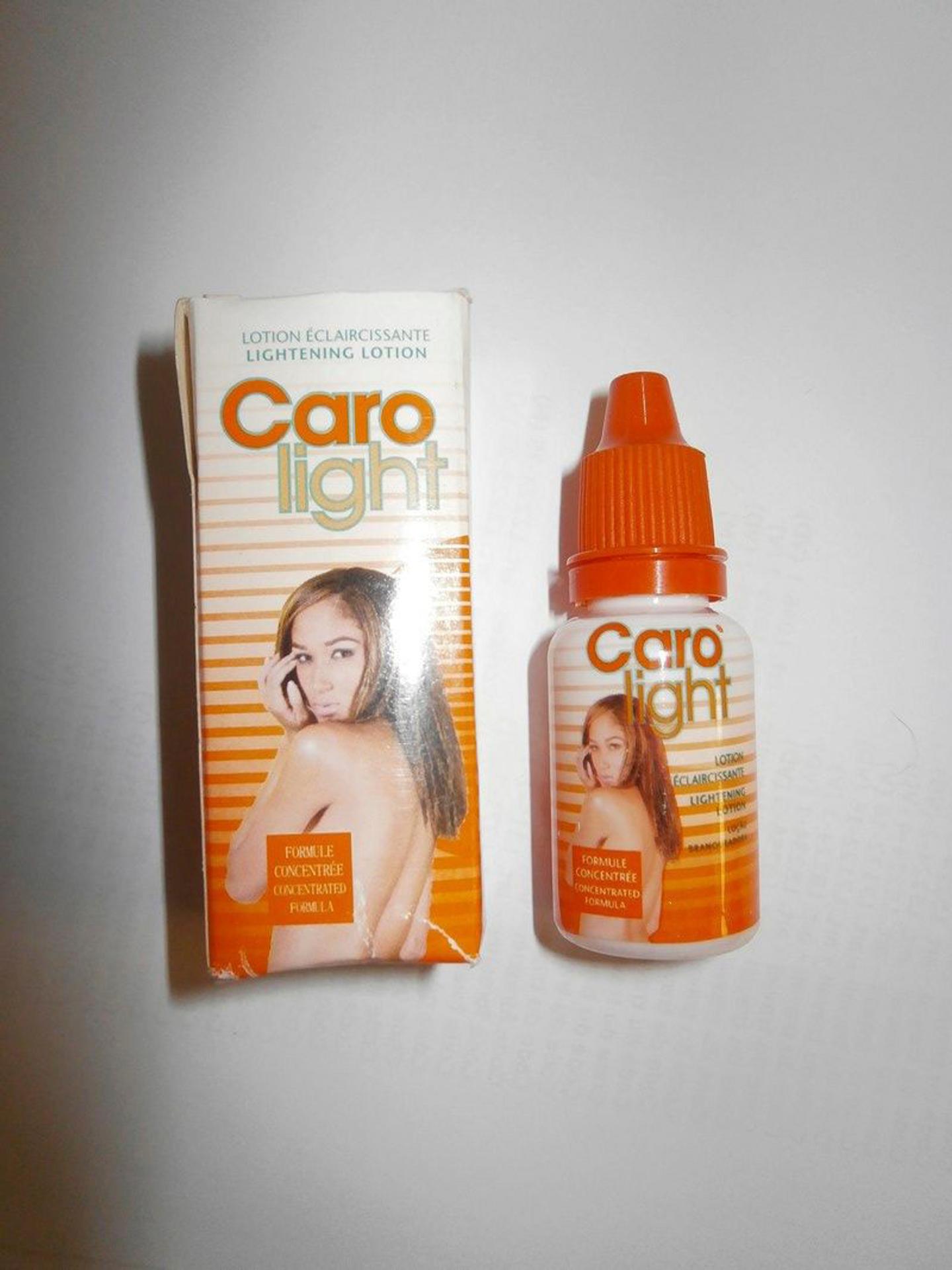 Nebezpečný výrobok na zosvetlenie pokožky "Caro Light" značky Angel Cosmetics