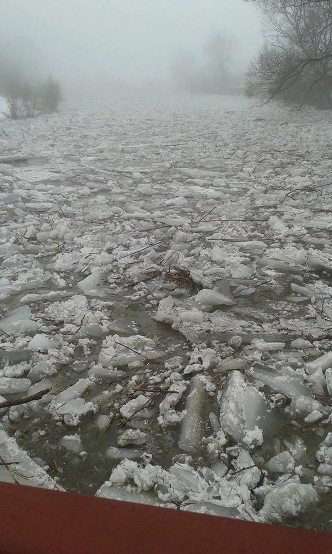 Na rieke Kysuca hrozí ľadová povodeň