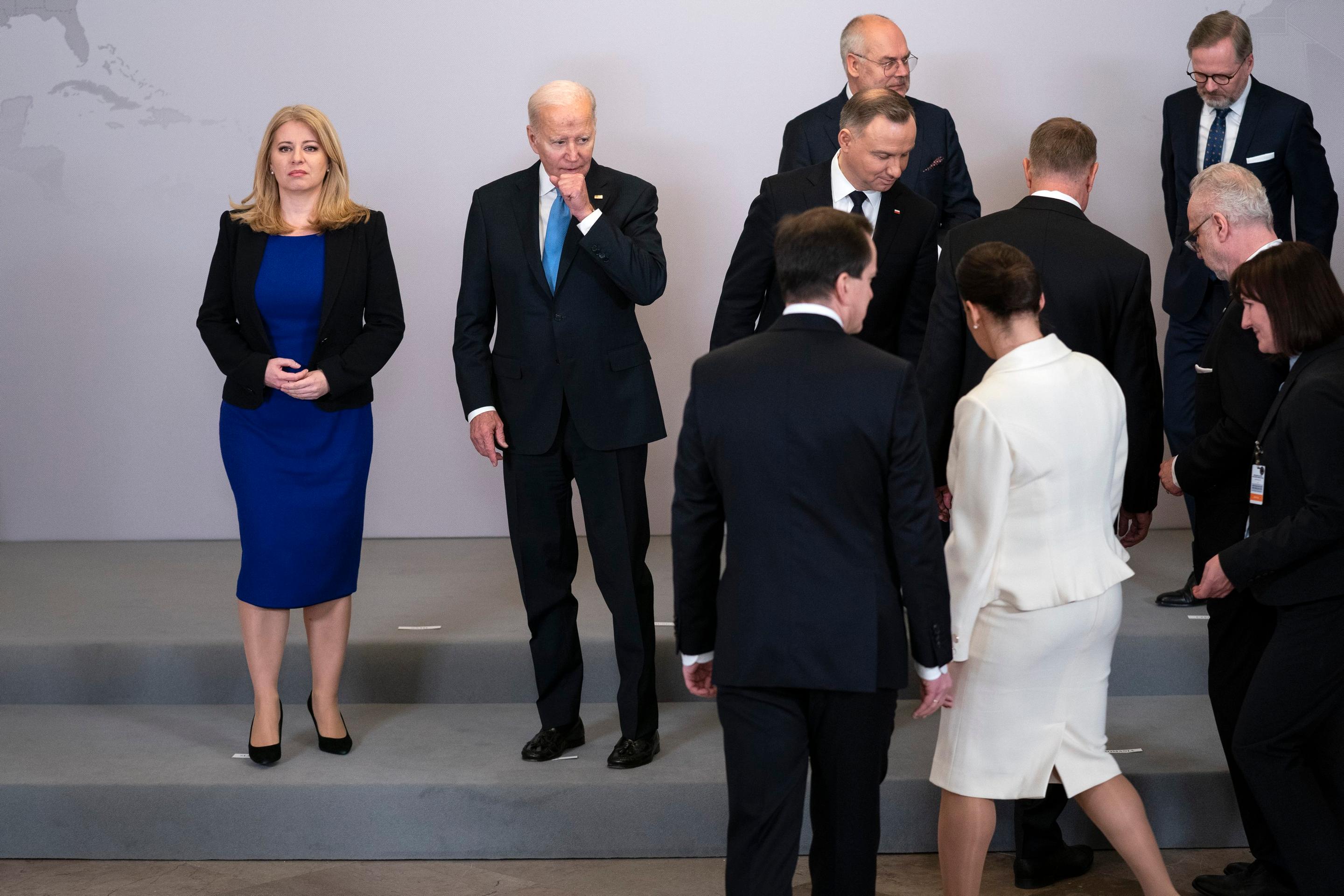 Stretnutie lídrov B9 a Joea Bidena