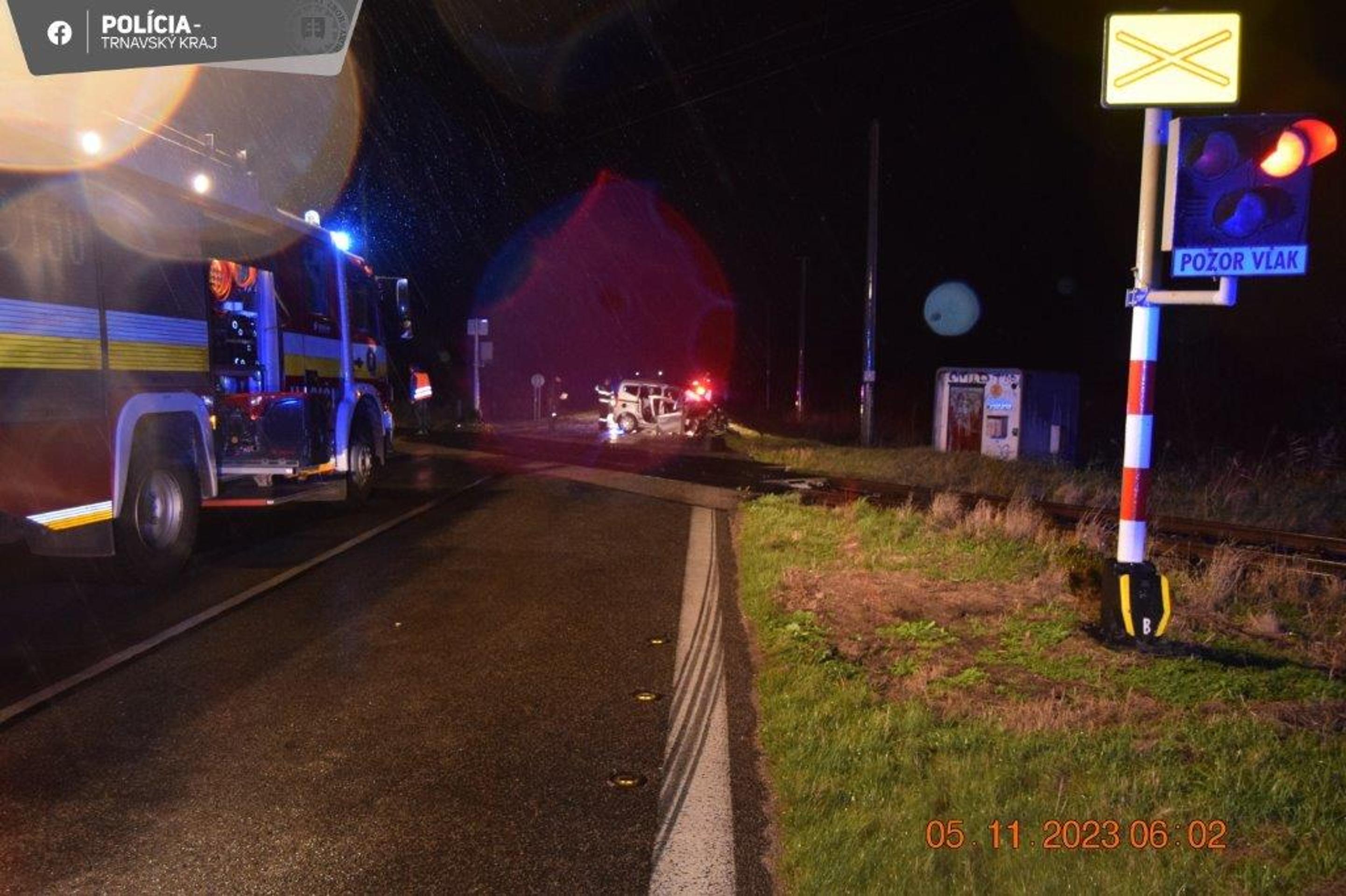 Vodič pri Kopčanoch vošiel do dráhy vlaku