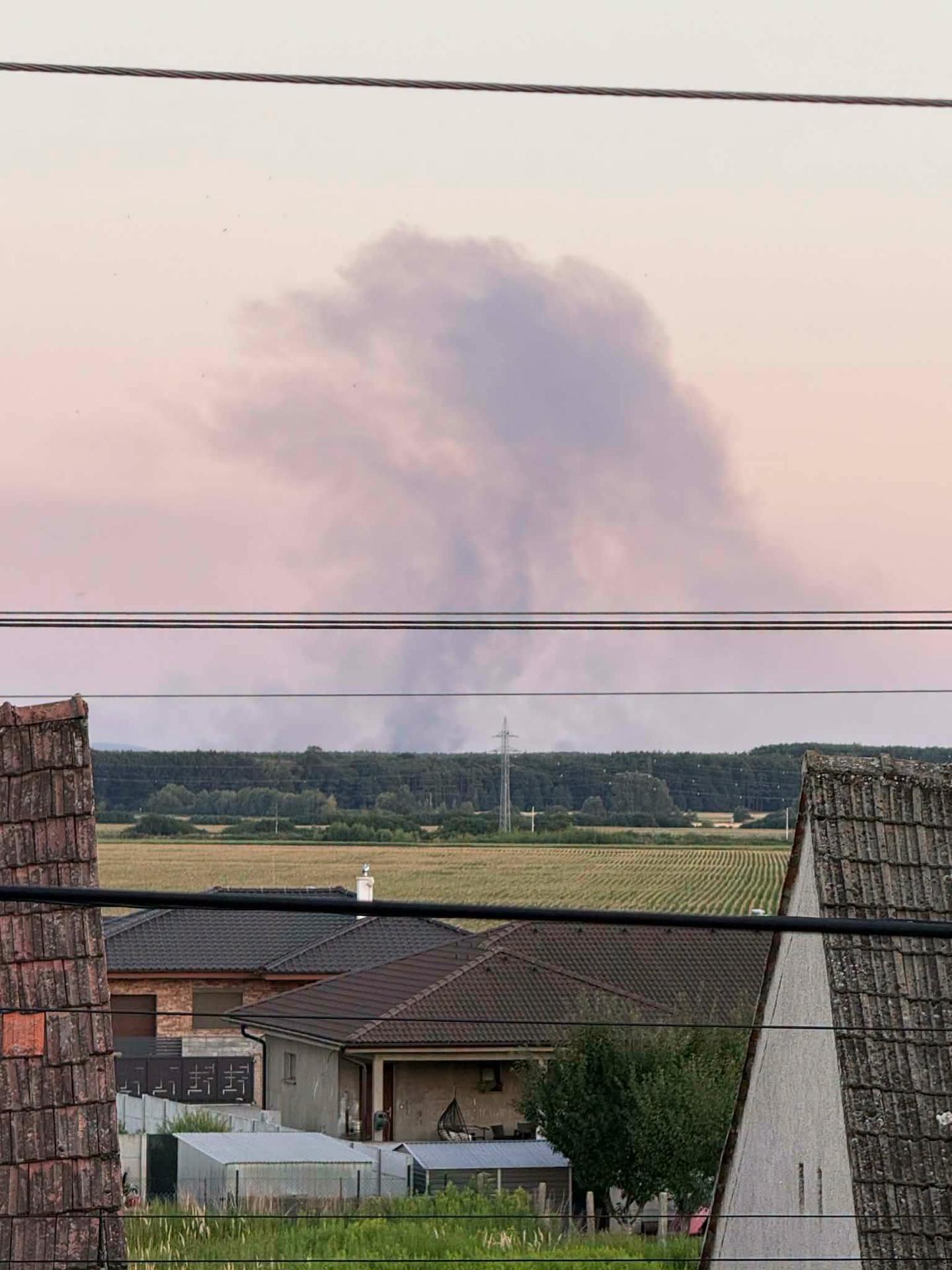 Požiar na základni Malacky-Kuchyňa