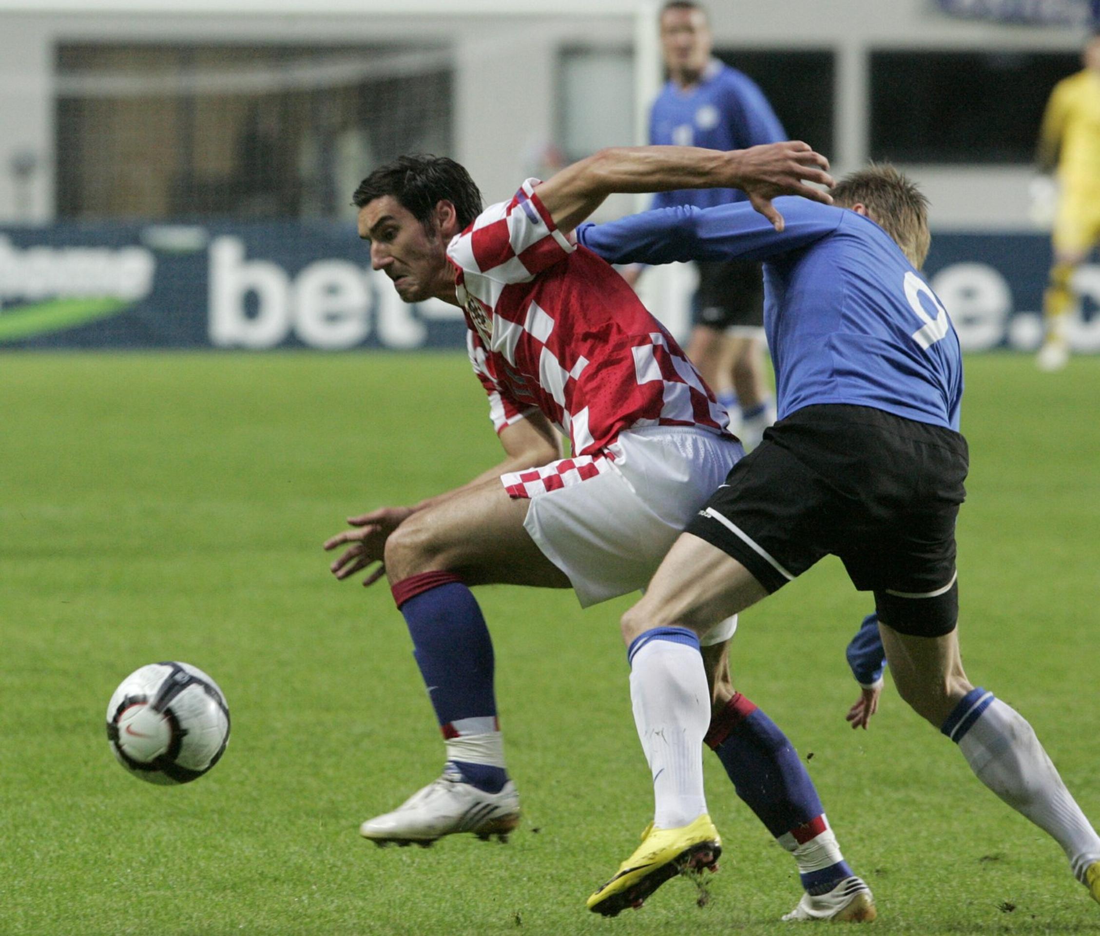 Nikola Pokrivač v reprezentačnom drese Chorvátska.