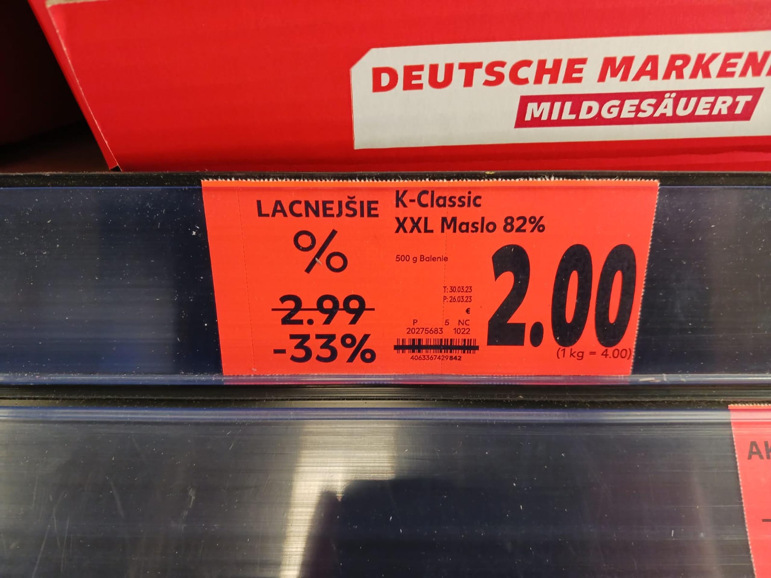 Veľké akcie na maslo