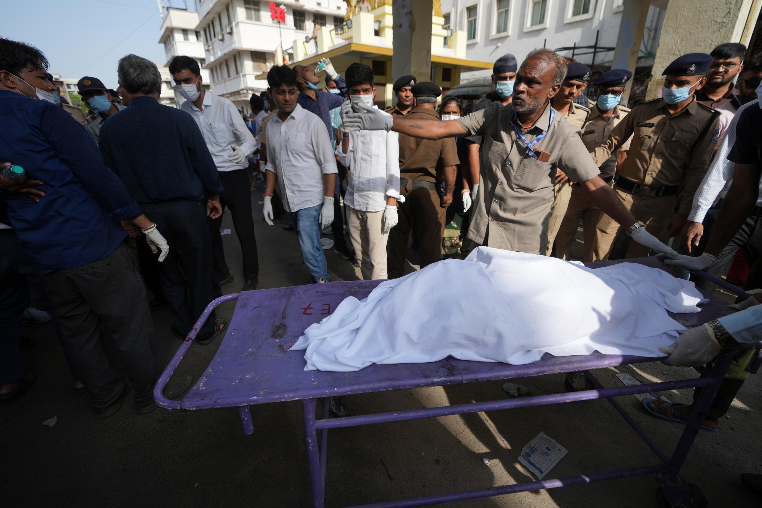 India pád lietadla. 