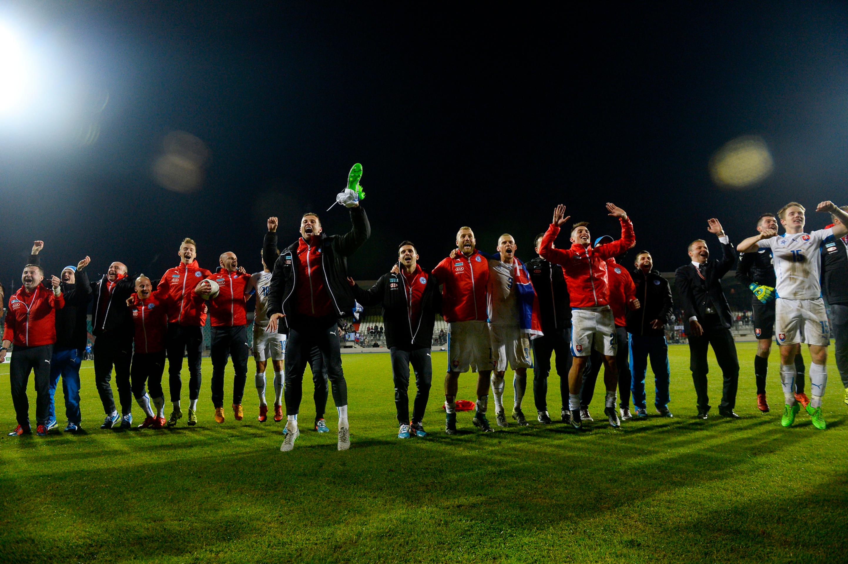 Slovensko postúpilo na EURO 2016