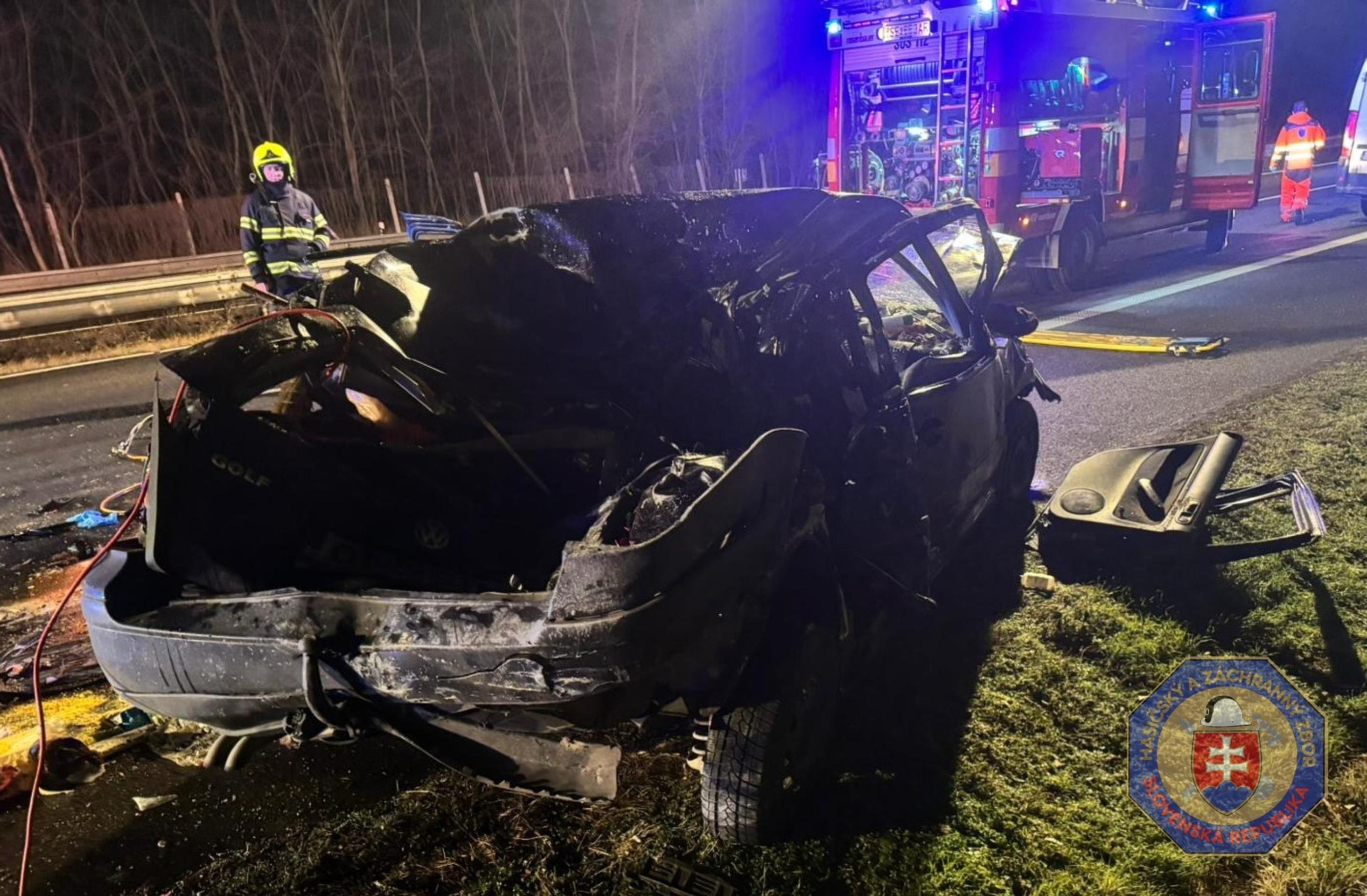 Zábery tragickej havárie