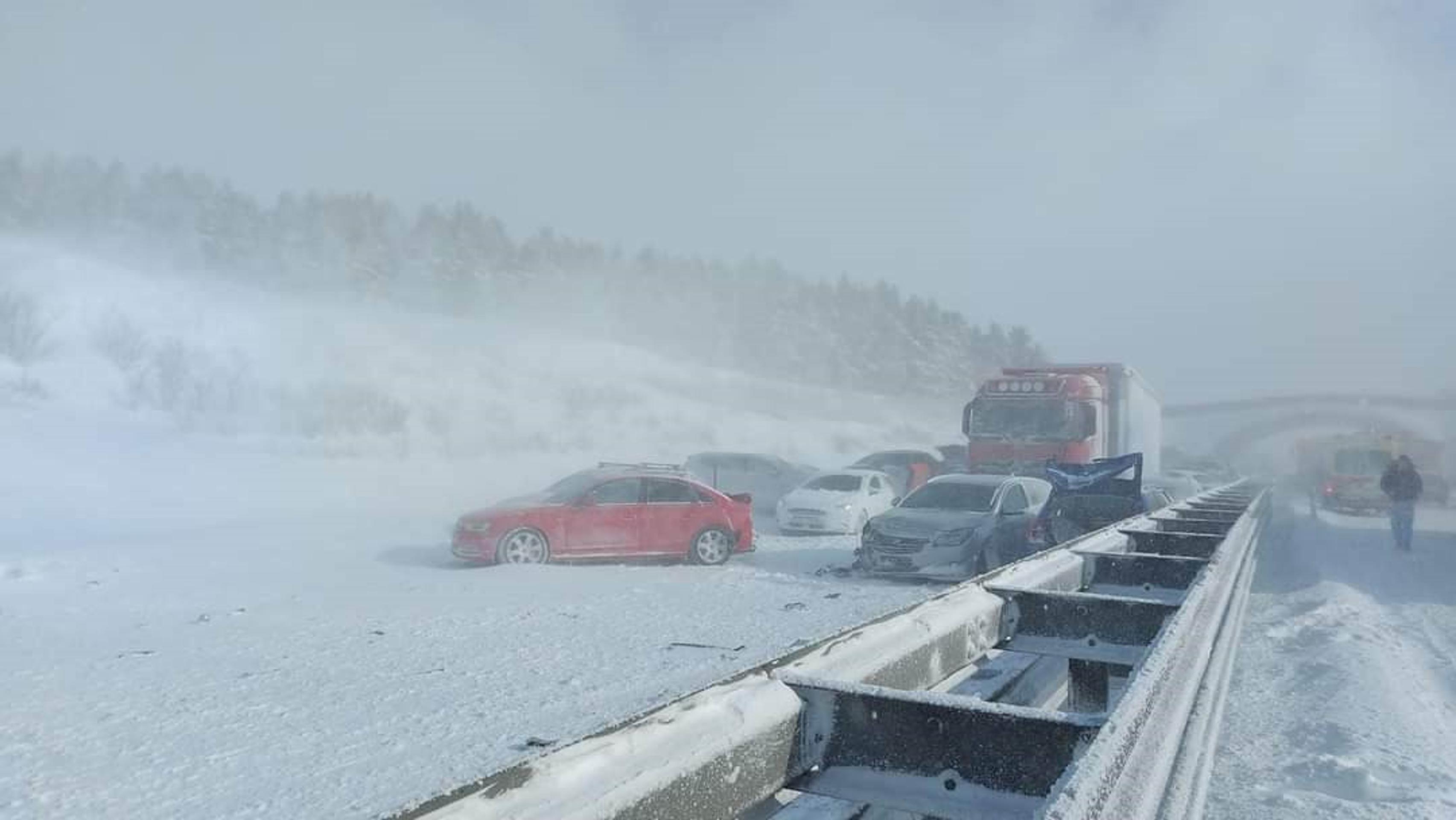 Hromadná nehoda pod Tatrami.