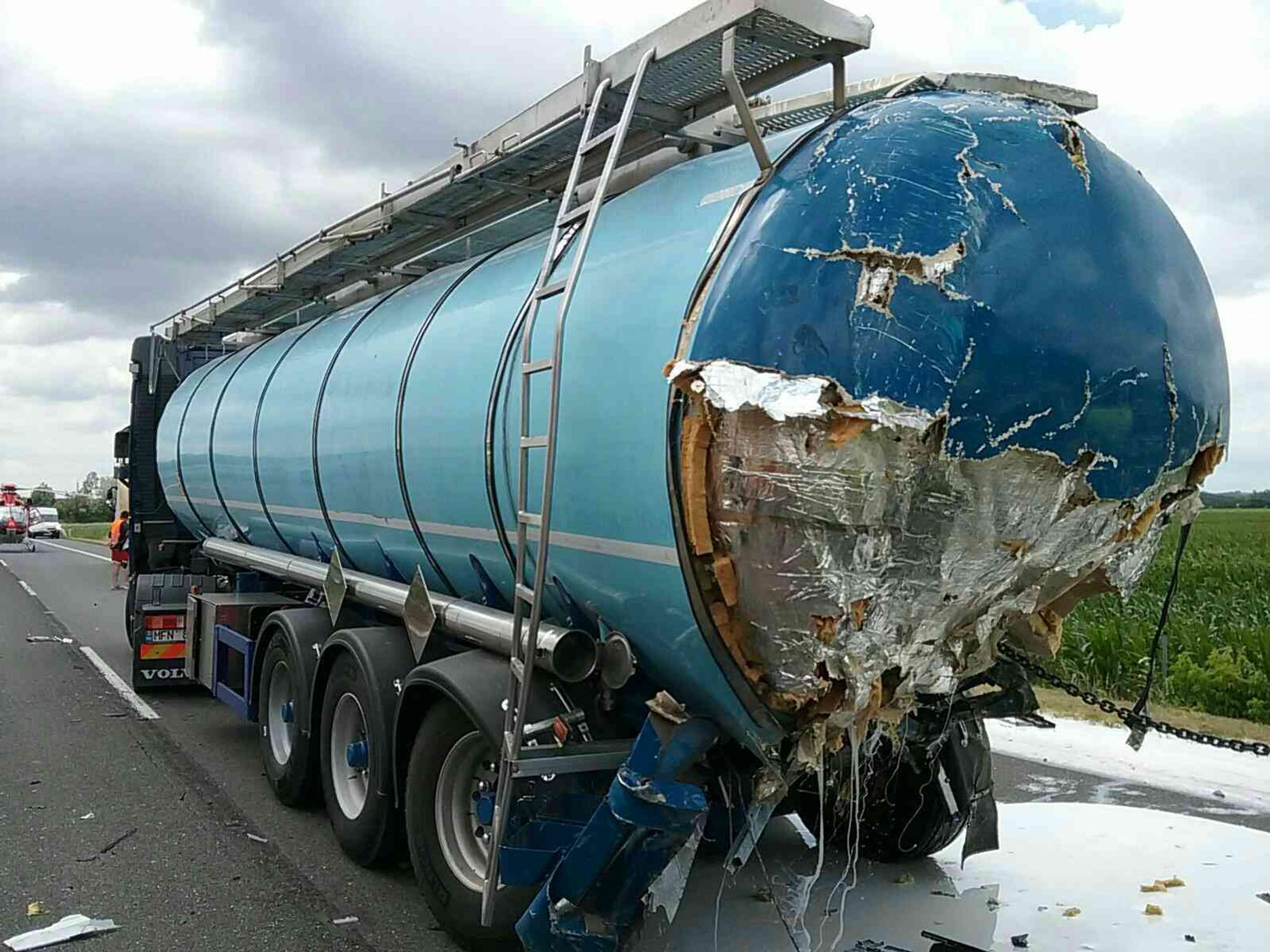 Zrazili sa tri kamióny