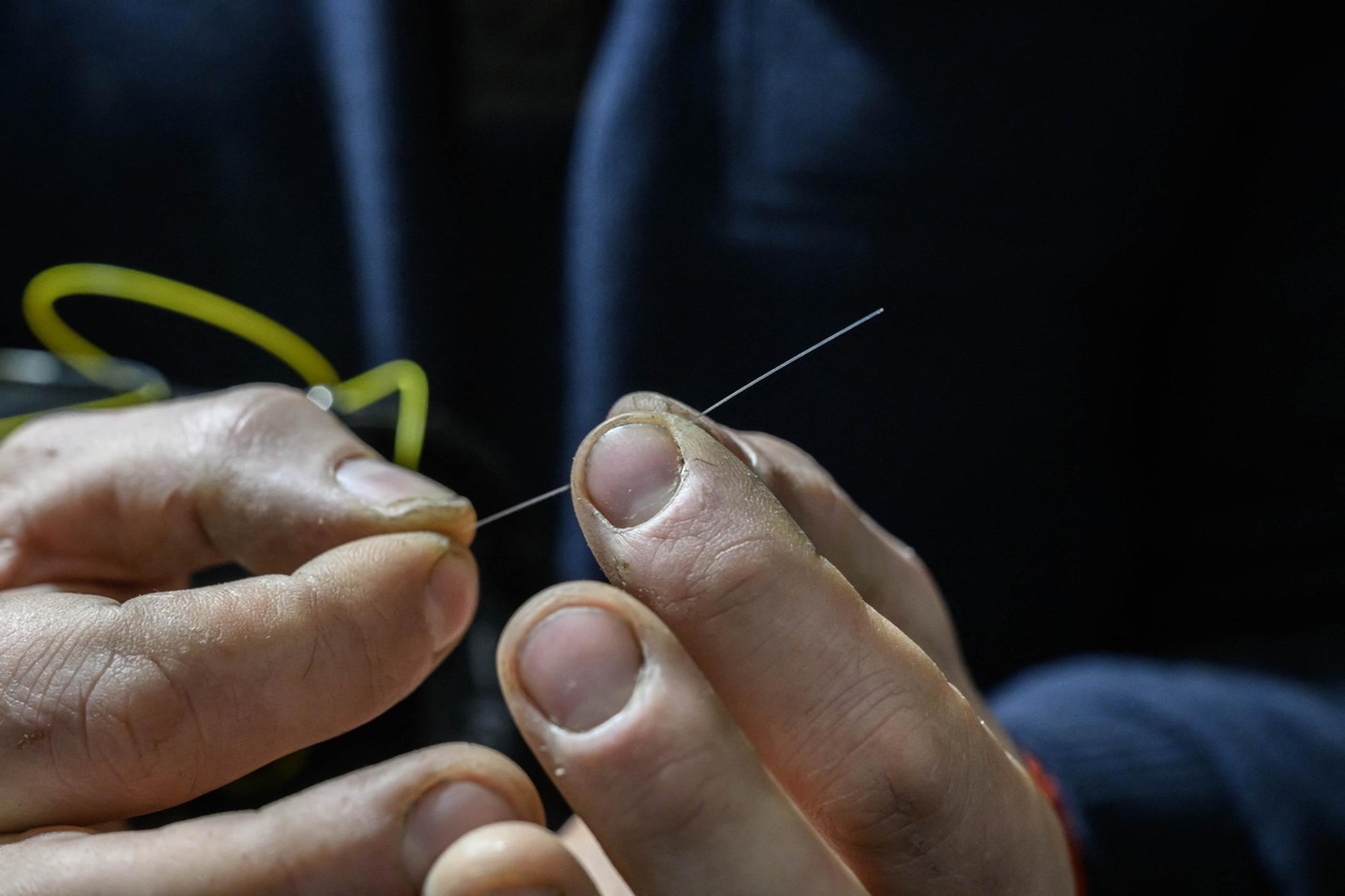 Optické vlákno používané na riadenie dronu.