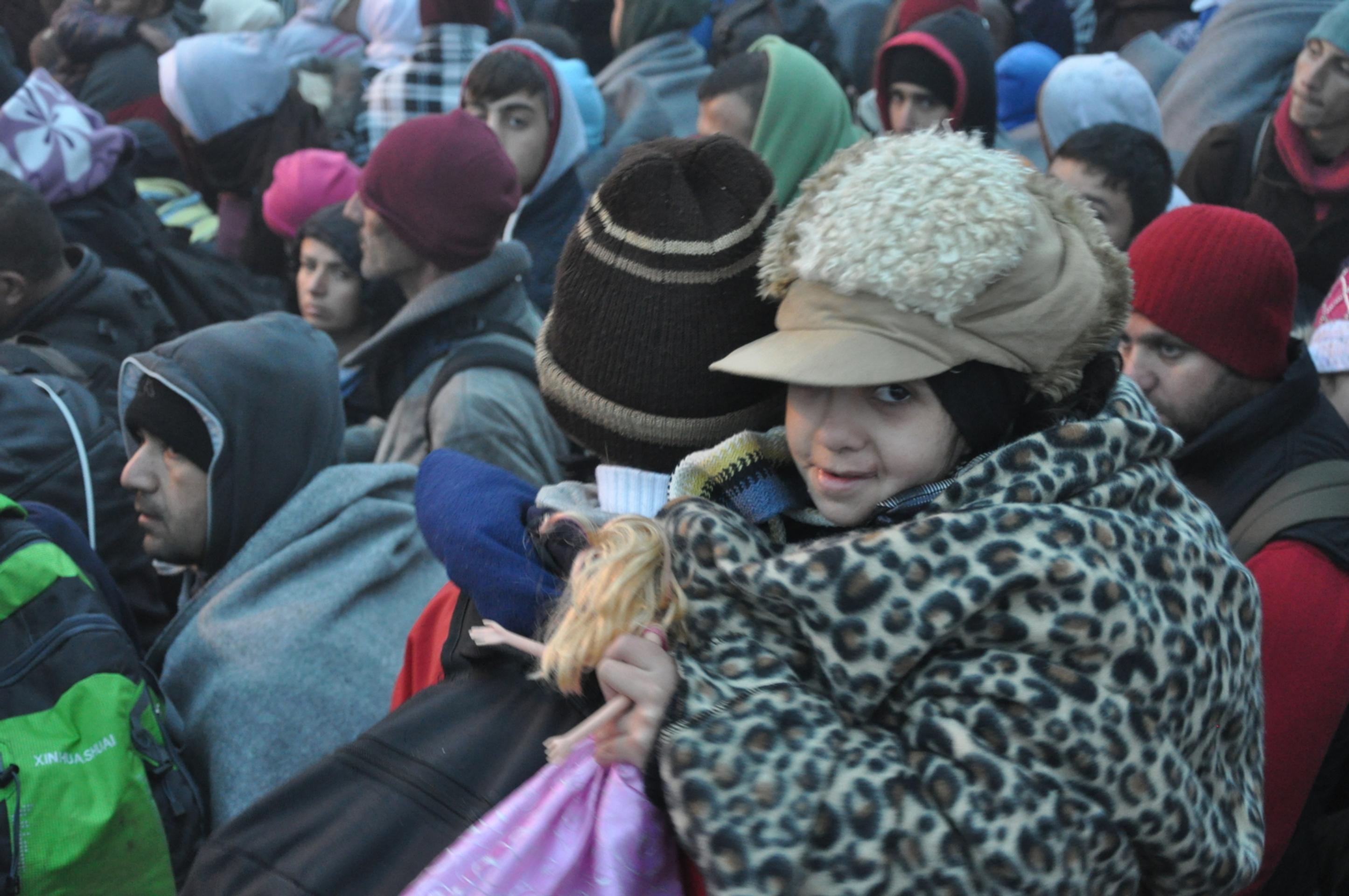 Migranti na srbsko-chorvátskych hraniciach