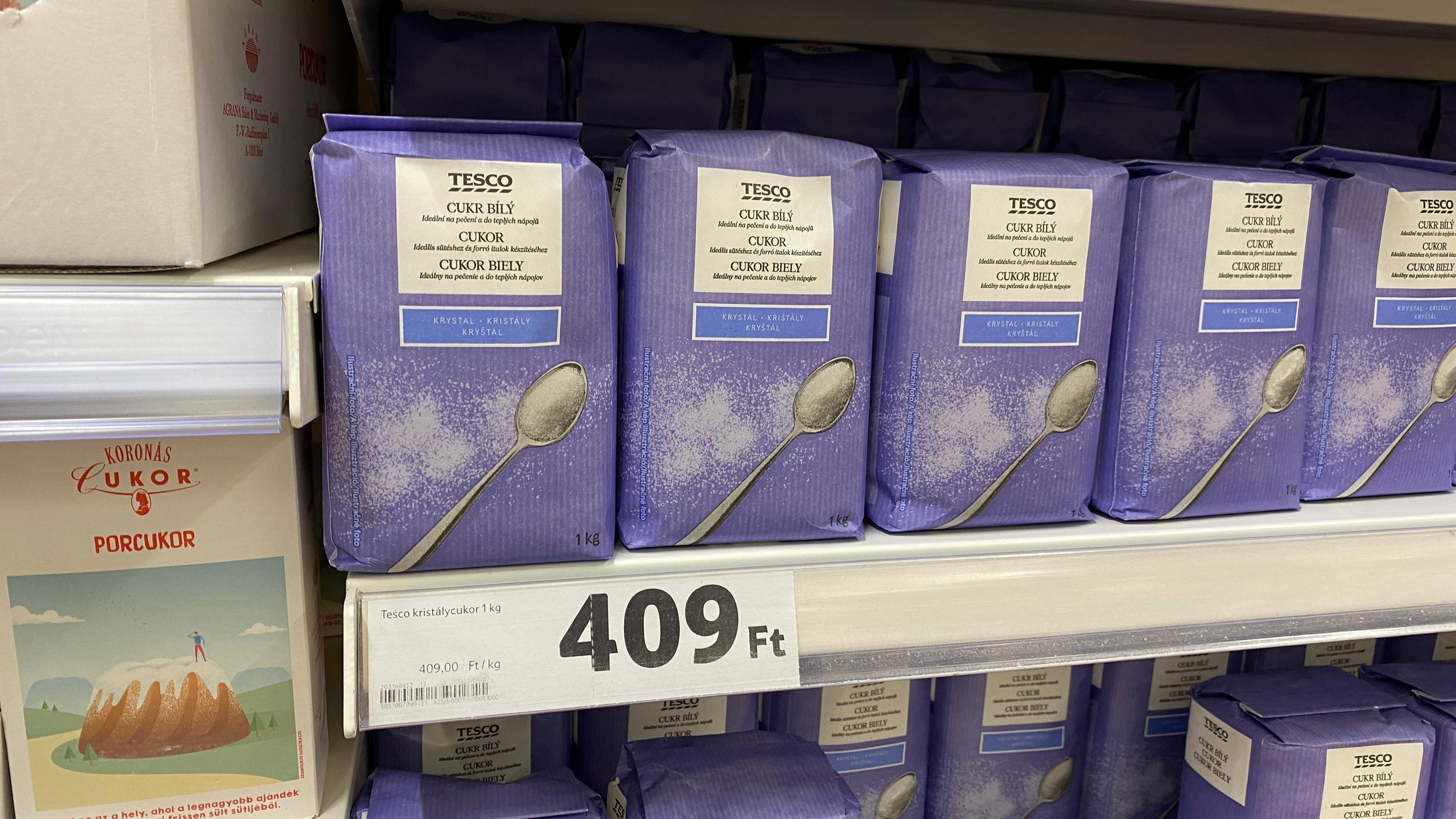 Ceny vybraných potravín v Maďarsku