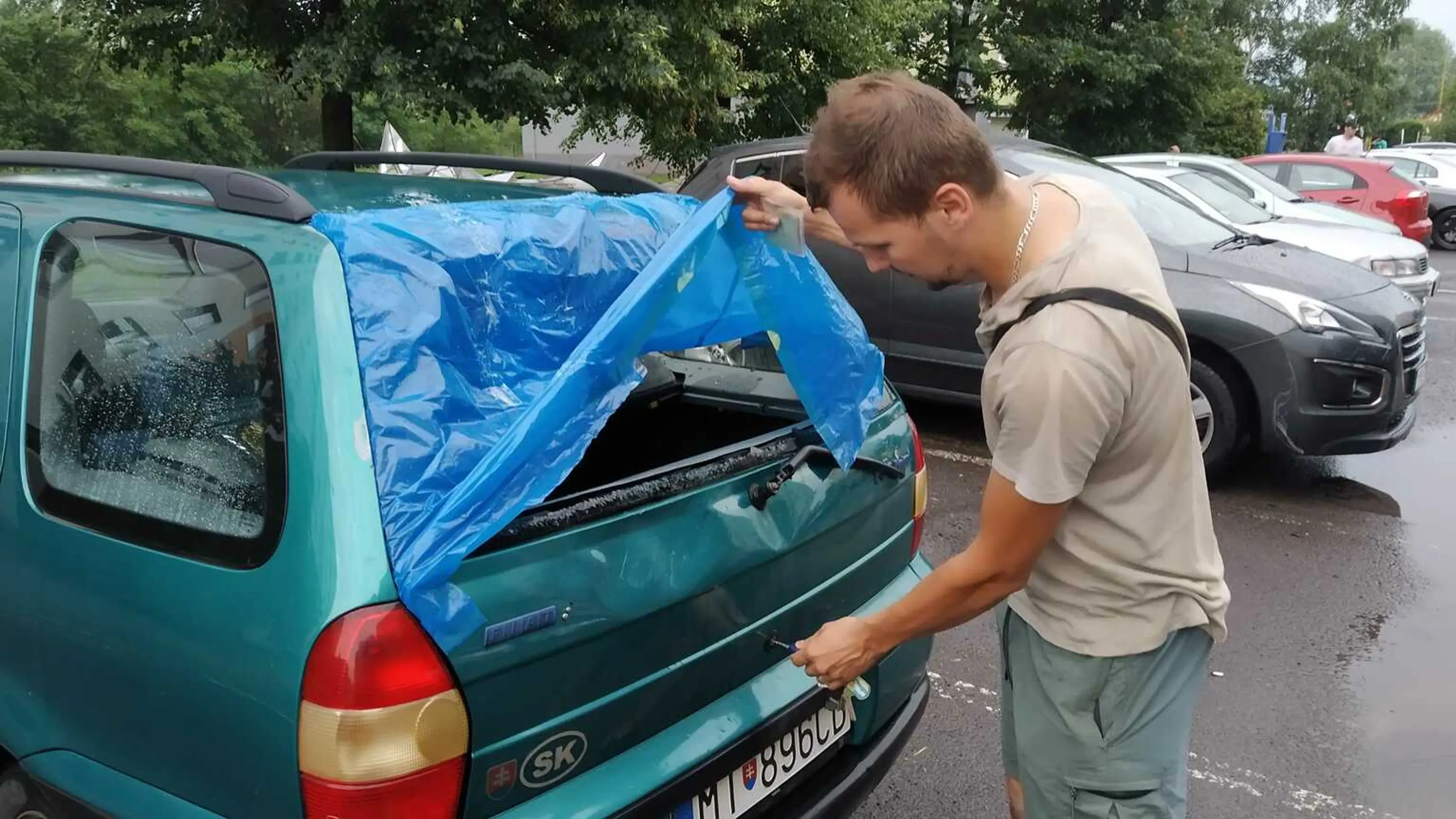 Po búrke v Michalovciach 