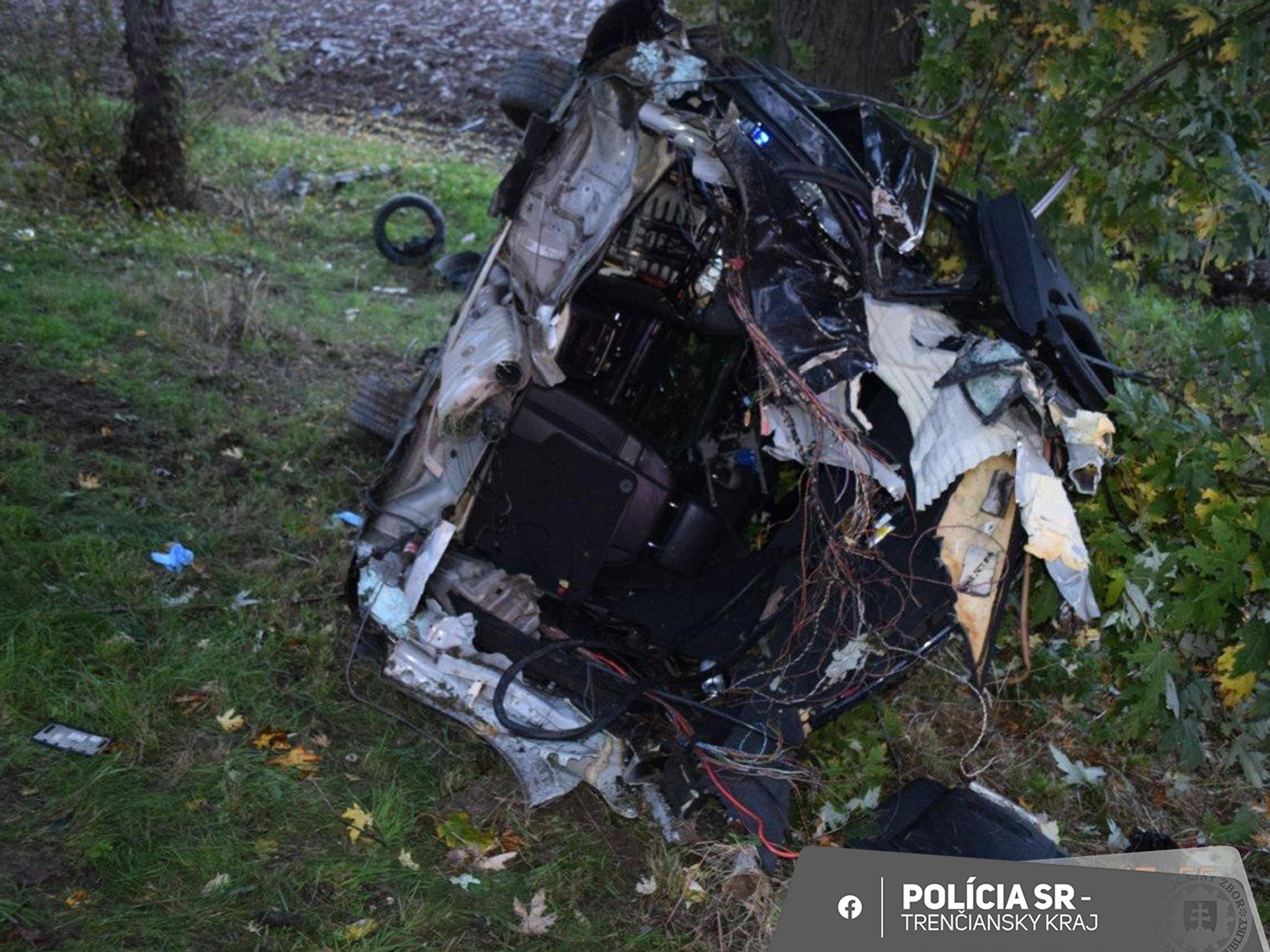 Dopravná nehoda pri Bánovciach nad Bebravou